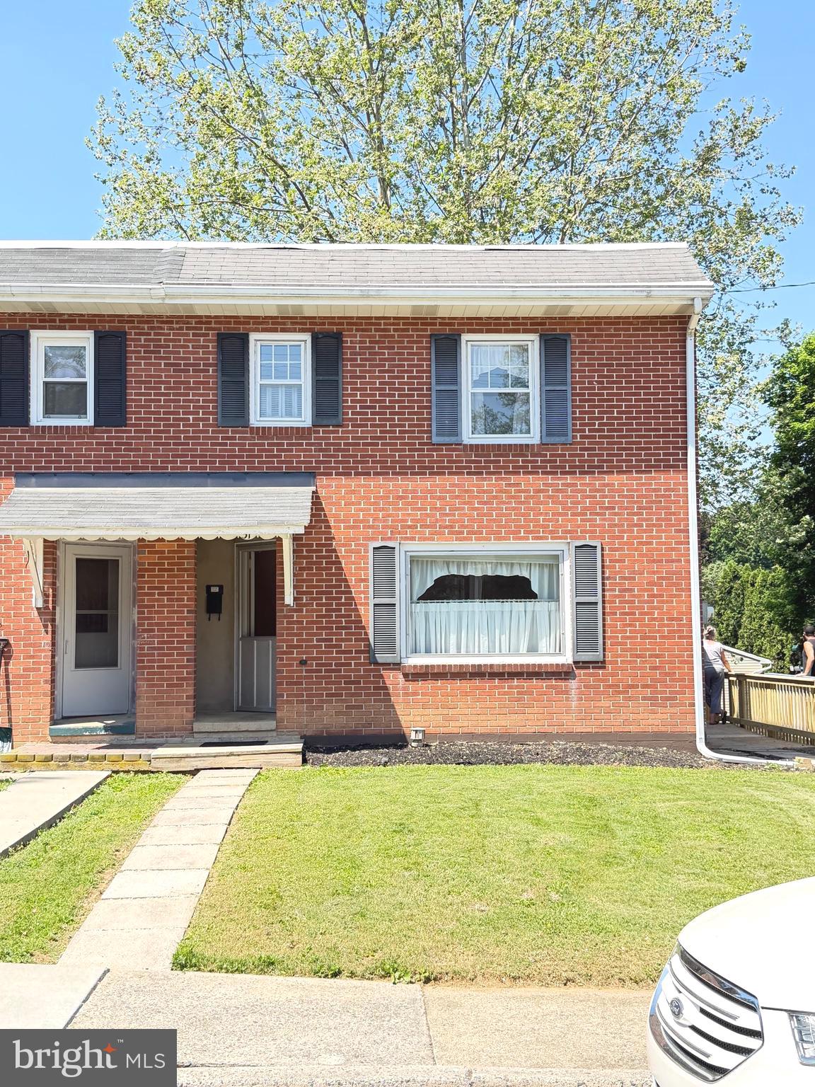 Amazing opportunity to own this all brick semi in Ephrata!! This home features 3 bedrooms upstairs, new vinyl plank flooring throughout the main level and bathroom, propane heat and hot water.  Original wood floors are on the upper level!  Garage has been converted to provide additional finished living space in the daylight basement. Nice patio at the side entrance. Freshly painted, central air and rear driveway for private parking! Original owner home. All appliances stay. This home is move-in ready!!  Walking distance to the rail-trail, parks and community pool.