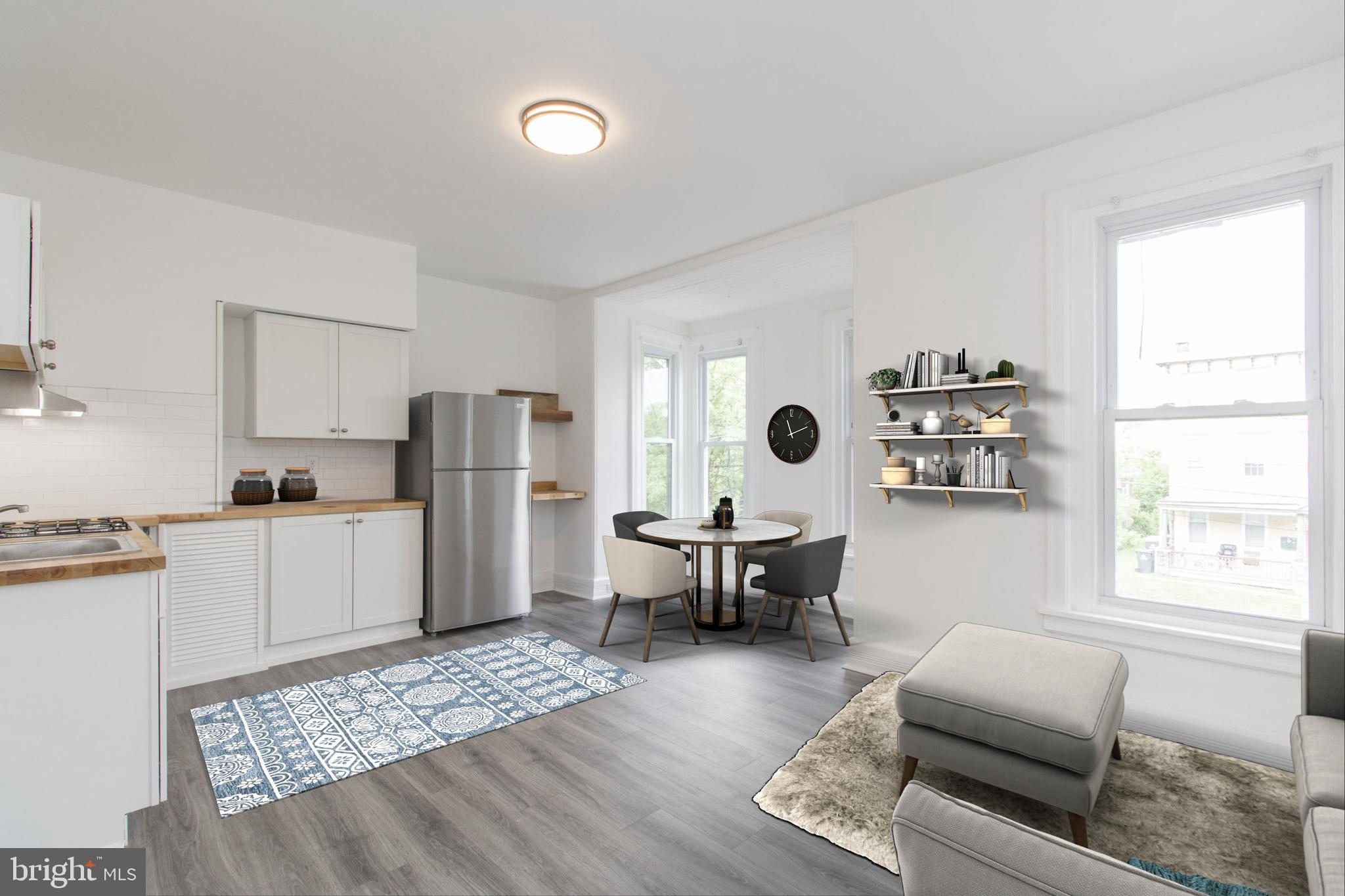 Welcome to 305 S. Main Street Unit #2 in Phoenixville. This fantastic 2nd Floor unit offers 1 bedroom and 1 full bath! Take advantage of all of the recent updates, creating a feeling of new construction meets charming character. The spacious eat-in kitchen features new stainless steel appliances, gas cooking, butcher block countertops, and a bright dining area. Spacious bedroom with ceiling fan and an updated bath with tub/shower. This unit has been completely renovated with new flooring, fresh paint and new fixtures. Laundry available in building. This property is only one block from Reeves Park and a short walk to the famous Bridge Street of Phoenixville. There's one designated parking spot in the rear lot and ample street parking. Don't let this one get away!