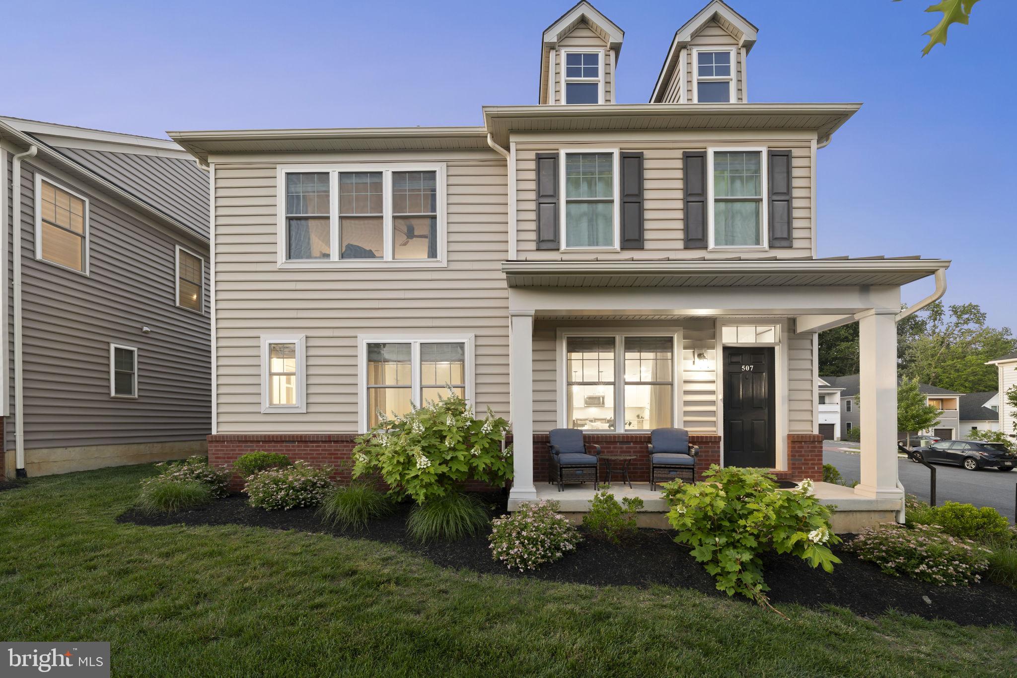 Welcome to 507 S Media Way — a stunning luxury end-unit residence built in 2021 and located within the highly sought-after Media Walk community in the award-winning Wallingford-Swarthmore School District, just moments from the heart of downtown Media.

Perfectly blending modern elegance, low-maintenance living, and sophisticated design, this beautifully appointed 2-bedroom, 2-bath home offers bright open-concept living spaces, premium finishes, and the rare added privacy and natural light that come with a desirable end-unit location.

From the moment you enter, you’ll notice the upscale feel created by the wide plank flooring, soaring natural light, recessed lighting, and thoughtfully designed layout that seamlessly connects every space. The show-stopping kitchen serves as the centerpiece of the home and features quartz countertops, stainless steel appliances, ceiling-height cabinetry, designer pendant lighting, sleek black hardware, and an oversized center island with seating and abundant storage — creating the perfect space for entertaining or everyday living.

The spacious living area offers an airy, welcoming atmosphere with oversized windows that fill the home with natural light while enhancing the home’s modern yet comfortable aesthetic. The luxurious primary suite serves as a private retreat complete with plush carpeting, oversized windows, a custom walk-in closet system, and a beautifully designed en-suite bathroom featuring a large glass-enclosed shower and timeless designer finishes.

A generously sized second bedroom and additional full bathroom provide ideal flexibility for guests, a home office, or additional living space. Additional highlights include modern fixtures throughout, ample storage, newer construction peace of mind, and an ideal layout designed for both convenience and comfort.

Located within the desirable Media Walk subdivision, residents enjoy exceptional convenience just minutes from downtown Media’s award-winning restaurants, shopping, parks, entertainment, and regional rail access — offering the perfect combination of luxury, lifestyle, walkability, and top-rated schools.

Rarely does a home combine this level of style, condition, location, and turnkey convenience in one exceptional offering.