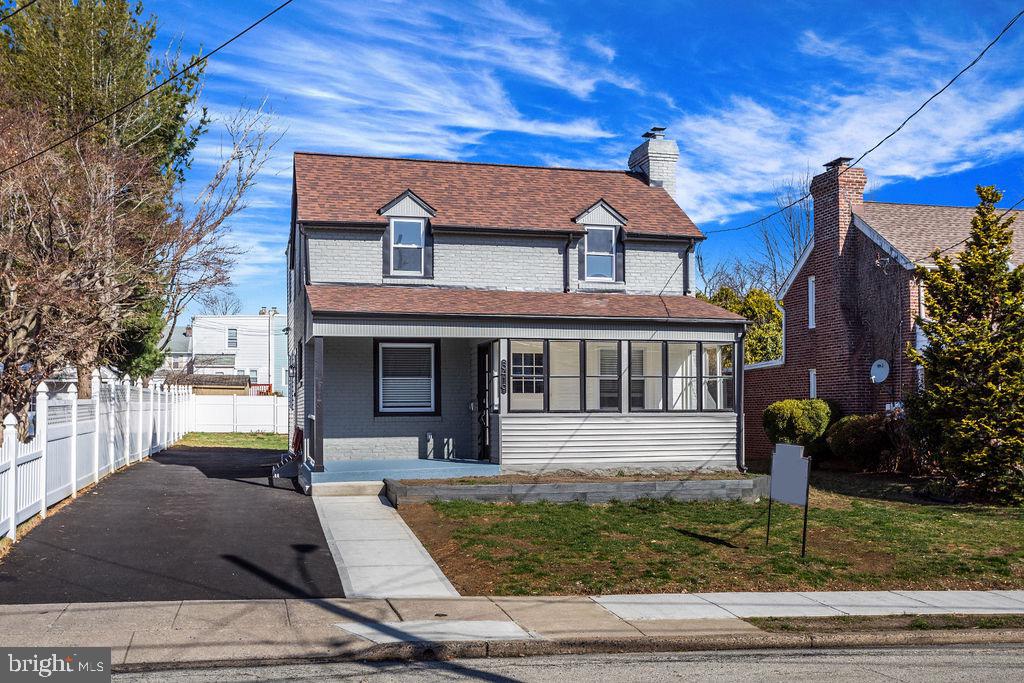 Welcome to 3419 Brunswick! This impeccable rehab offers approximately 1712 sqft, 3 bedrooms, and 2.5 baths. Upon entering you have an enclosed porch which offers an abundance of natural light, this space would be perfect for a sunroom, office, or playroom. The property has an impressive open floor plan, the living is spacious and has a working fireplace. The dining room area accommodates an 8 person table. The elegant kitchen has glossy white cabinets, a decorative back-splash, quartz countertops, high-end hardware and fixtures, stainless steel stove, dishwasher, refrigerator, microwave, and a cooktop island with a breakfast bar for seating. Extra large pantry closet and a beautiful powder room. Upstairs you will find 3 roomy bedrooms, the master bedroom offers a stunning master bath with a walk-in shower, double sink vanity, touch-close cabinets and smart mirror. The elegant hall bathroom has a beautiful designs. All bedrooms have spacious closets with some having built-in shelves. For your convenience, the high-end laundry facilities are on the second floor offering a large stack washer and dryer. The yard is enormous and fenced in with PVC fencing, and there is a new private driveway that can accommodate many vehicles. The owner has built an addition on the rear of the house, with a deck made of TREX material. The yard offers a custom shed. A new rubber roof has been installed, there are many electrical outlets throughout the property and the home also has central air.  The finished basement is perfect for a family room. Inside the entire house has new electric wiring with the electric box being 200 amp. Also the plumbing is new PVC, with new red and blue water lines.  This impressive and elegant total rehab will not last long.