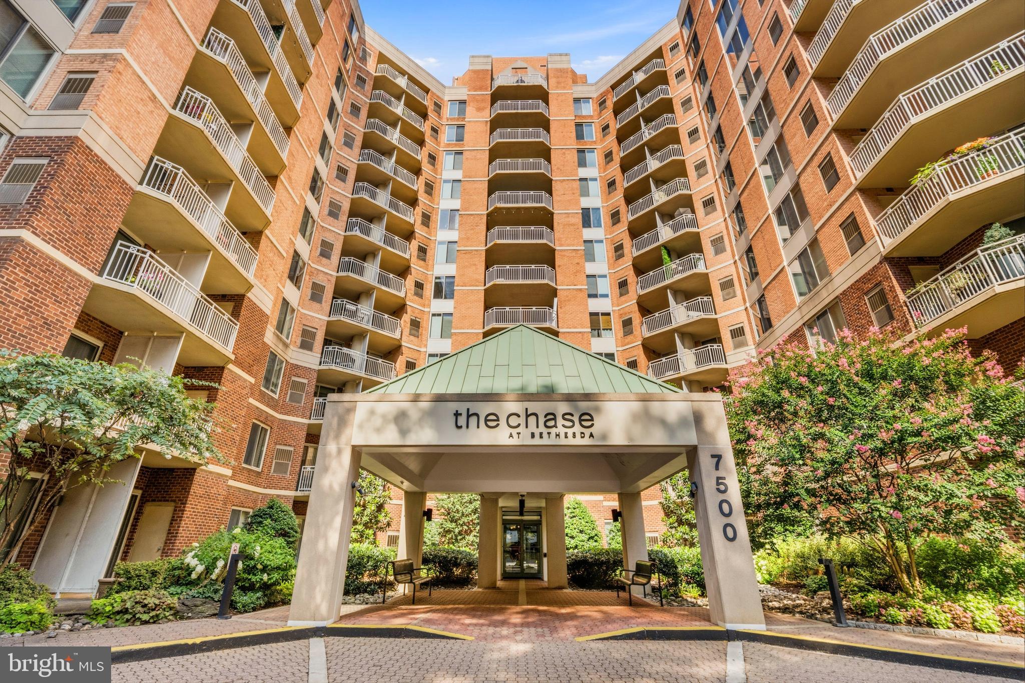 Welcome to this beautifully maintained 1-bedroom, 1-bath condominium in the sought-after Chase at Bethesda, offering stylish, low-maintenance living in the heart of downtown. Filled with natural light, the open-concept layout features gleaming hardwood floors, an inviting living and dining area, and a well-appointed kitchen with granite countertops, stainless steel appliances, and a breakfast bar—perfect for everyday living and entertaining. The spacious bedroom offers generous closet space, while the full bath and in-unit laundry add everyday convenience. Step outside to your private balcony, an ideal spot to enjoy your morning coffee or unwind at the end of the day. This home also includes a reserved garage parking space and access to outstanding community amenities, including a 24-hour concierge, outdoor pool, hot tub, fitness center, tennis courts, and beautifully landscaped common areas.

Located directly across from the Bethesda Metro Station (Red Line), commuting to Washington, D.C., NIH, and Walter Reed National Military Medical Center is effortless. Enjoy an unbeatable urban lifestyle with Bethesda Row's acclaimed restaurants, boutiques, cafés, entertainment venues, and grocery stores just moments away. Outdoor enthusiasts will appreciate easy access to the Capital Crescent Trail, while nearby attractions such as Round House Theatre, local art galleries, parks, and the Bethesda Public Library provide endless opportunities for recreation and culture.
