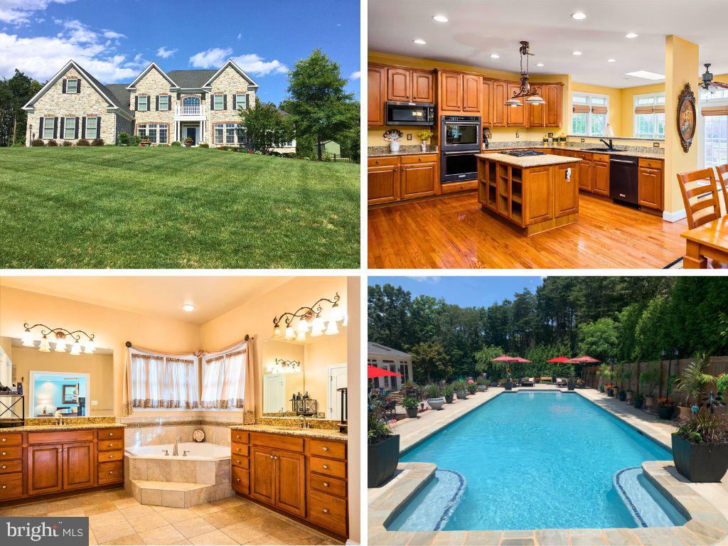 Gorgeous Home Available now in the Highly Sought-After Golf Course Community of Greenspring at Compass Pointe!!!! This Home is Conveniently Located at the end of a Cul-De-Sac backing to Holes 15 & 16 on the Northeast die of Compass Pointe Golf Course, and offers almost 7,500 Square Feet of Living Space including 4 Bedrooms, 4 Full & One Half Bathrooms, and a 3 Car Garage, sitting on over an Acre of Land. The Side & Rear Yards are lined with trees for Privacy, and provides an Excellent backdrop to the Custom 16'x60' Pool with Tanning Ledge.  The Pool is surrounded by Custom Dark Vinyl Fencing, Concrete Decking and Stone Paver Patio showcasing the Custom Outdoor Fireplace and Beautiful Gardens. Once inside, this Well Maintained & Updated Home will continue to Amaze with Features such as: 4 Zone Heating & Cooling for Maximum Comfort in the Home, Hardwood Flooring, Beautiful Crown Molding, Formal Living & Dining areas, Morning Room attached to the Gourmet Kitchen with Stainless Steel Appliances, Granite Countertops, & Center Island, Formal Office space with Built-in Cabinets, Sunroom with Tinted Windows - perfect for a Gym or to feel closer to the outside while reading, 4 Oversized Bedrooms upstairs - Each with their Own Bathrooms, including an Expansive Primary Suite with En-Suite with Features such as a Tray Ceiling, Sitting Area with Gas Fireplace, & Walk-in Closet stretching as far as you can see. Heading downstairs into the Basement, the Large Rec Room is perfect for a Custom Gaming Area and/or Hangout Space, while also giving an extra room perfect for a Theater, as well as 2 Expansive areas for Storage.  The Endless Details of this Meticulously Cared for Home need to be Seen in Person. Located Minutes from Annapolis, Baltimore, Washington D.C., & Fort Meade, Come see all this Home has to Offer!!!