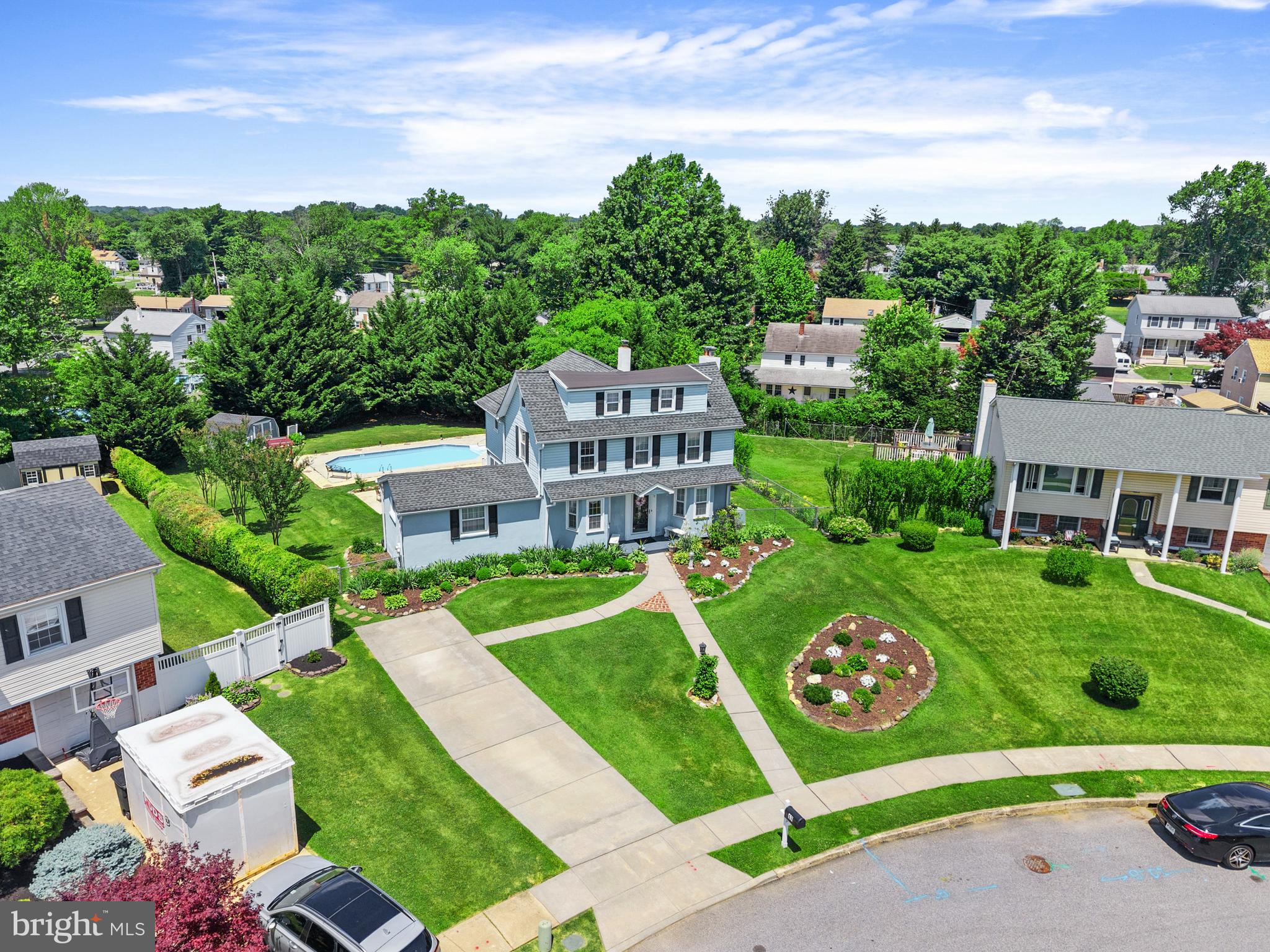 Step into a piece of Delaware County history in this beautifully preserved and thoughtfully updated residence dating back to the 1830s. Rich in character, craftsmanship, and stories spanning nearly two centuries, this remarkable home offers a rare opportunity to own a property where historic charm and modern comfort come together seamlessly. What truly sets this home apart is its incredible legacy. The current owner has carefully preserved a collection of historical photographs, ownership records, most historical invoices, manuals, and documentation dating back through generations, creating a living timeline of the property's history that will be treasured by future owners for years to come. From the moment you enter, you'll appreciate the warmth and timeless appeal that only a home of this era can provide. The main level features a spacious sitting room, an inviting family room centered around a fireplace, and a charming reading nook complete with its own fireplace, creating multiple spaces to relax, entertain, and unwind. At the heart of the home is an expansive eat-in kitchen designed for both everyday living and hosting. Offering abundant cabinetry, generous countertop space, and room to gather, it's a true chef's dream. The first floor also includes a versatile bedroom that can serve as a guest suite, home office, library, or hobby room, a convenient laundry area, a dedicated sound system closet that controls speakers throughout the first floor, and a full bathroom featuring a relaxing jacuzzi tub. Upstairs, you'll find three generously sized bedrooms, including a spacious primary bedroom with a walk-in closet. An oversized full bathroom serves the second floor, while walk-up attic access leads to an expansive bonus room offering endless possibilities. Whether envisioned as a studio, creative workspace, fitness area, game room, or private retreat, the flexibility of this space is truly exceptional. The outdoor living experience is equally impressive. A large rear deck overlooks the backyard and provides the perfect setting for morning coffee, outdoor dining, or summer entertaining. The deck leads to a cozy firepit area and a beautiful inground pool, creating your own private retreat. The expansive yard offers ample room for gatherings, recreation, gardening, and making memories with family and friends. Tucked neatly into the corner of the property is a well-designed storage shed that discreetly houses the pool equipment while providing additional storage space. Offering historic charm, thoughtful updates, versatile living spaces, and exceptional outdoor amenities, this one-of-a-kind property is far more than a home—it is an opportunity to become part of a story nearly 200 years in the making and continue a legacy that has been lovingly preserved for generations.