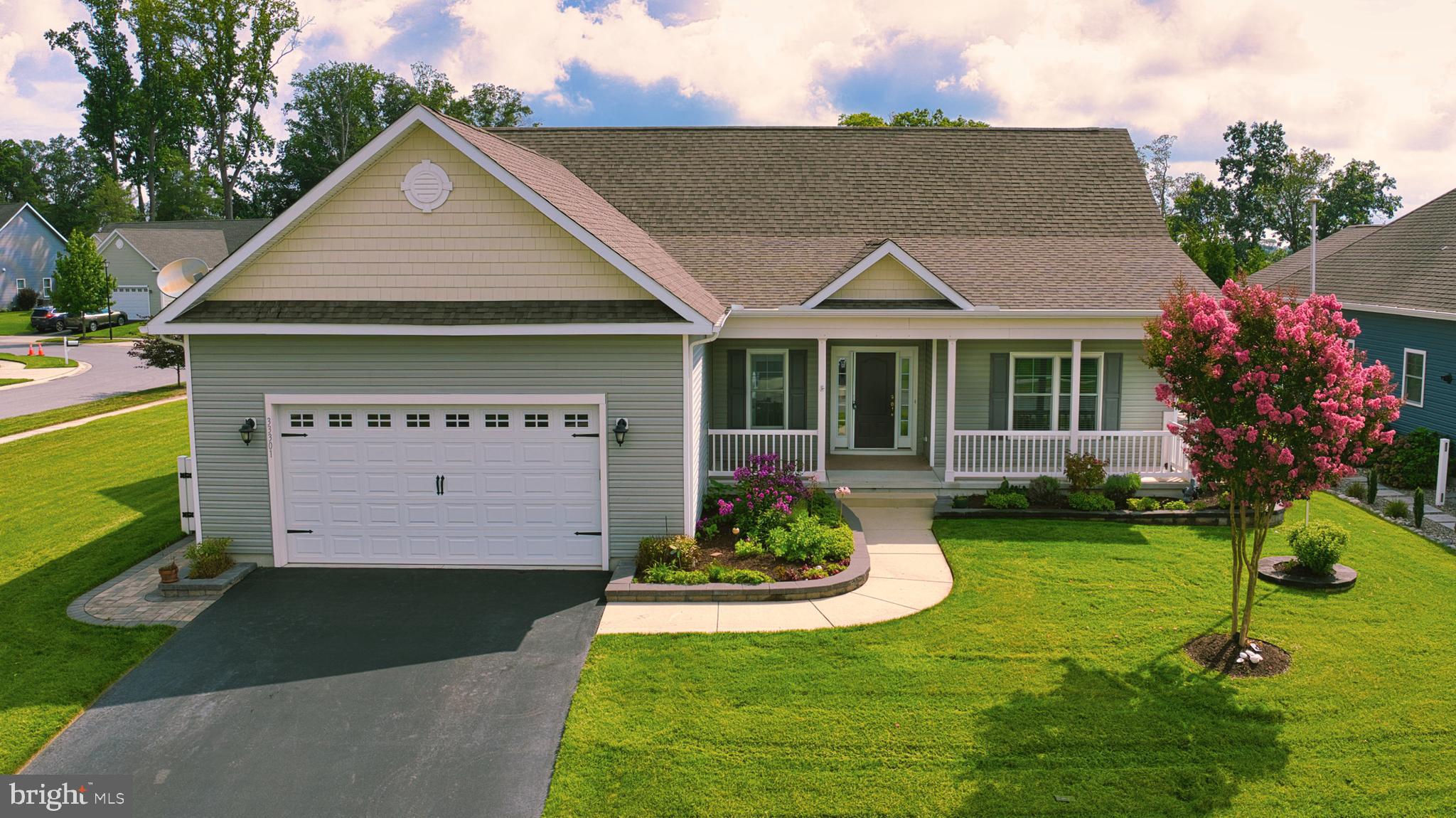 Back on the market through no fault of the seller!  Just in time for summer!

Discover the charm of coastal living in the desirable Marina at Peppers Creek community, where water features enhance your lifestyle. This beautiful detached home, built in 2015, offers 1,841 sq. ft. of thoughtfully designed space, featuring 3 spacious bedrooms and 2 full bathrooms. The home's interior is freshly painted and the home in great condition.  The inviting gas fireplace adds warmth to your gatherings, while the open layout encourages seamless entertaining. Embrace the community's exceptional amenities, including a refreshing outdoor pool, a well-equipped exercise room, and a welcoming clubhouse. Enjoy direct access to the Indian River Bay, perfect for boating enthusiasts, with a convenient boat ramp and pier/dock facilities at your fingertips. Slips are available for purchase, meaning your boat can just be steps from your home and ready to use at a moment's notice!  Imagine weekends spent on the water, creating lasting memories with friends and neighbors. The neighborhood is not just about beautiful homes; it's a vibrant community with parks and recreational facilities that promote an active lifestyle.  With an attached garage and a low-maintenance lot, this property is perfect for those seeking a blend of comfort and leisure. Enjoy your private hot tub, spacious hardscaped patio, water feature and raised garden beds.  Experience the tranquility of waterfront living while being part of a friendly community that values connection and outdoor enjoyment. Don't miss your chance to call this coastal retreat home!

***Seller's giving a $1,500 credit to compensate buyer for wood floor repairs in main bedroom***
