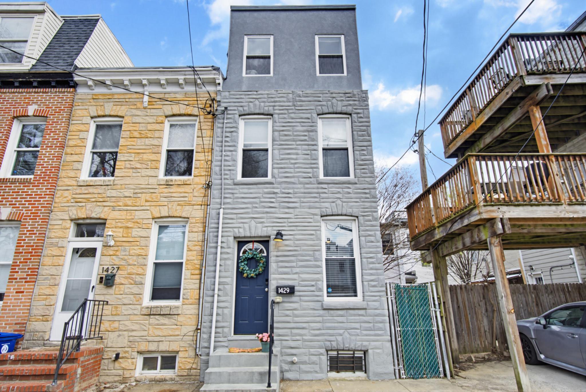 **PRICE ADJUSTMENT**
Welcome to 1429 Olive Street, a beautifully updated 3-bedroom, 2.5-bath home in the heart of Baltimore’s sought-after Federal Hill neighborhood. Blending classic charm with modern updates, this home features an open main level with hardwood floors and a stylish kitchen complete with stainless steel appliances and ample cabinet space.
Upstairs, the spacious primary suite offers a comfortable retreat with generous closet space and a well-appointed en-suite bath. Two additional bedrooms provide flexibility for guests, a home office, or additional living space.

The highlight of the home is the expansive rooftop deck—perfect for entertaining or unwinding while enjoying sweeping city views. A private rear patio adds even more outdoor living space.
Located just steps from parks, restaurants, and all that Federal Hill has to offer, this home delivers the ideal mix of comfort, convenience, and vibrant city living.