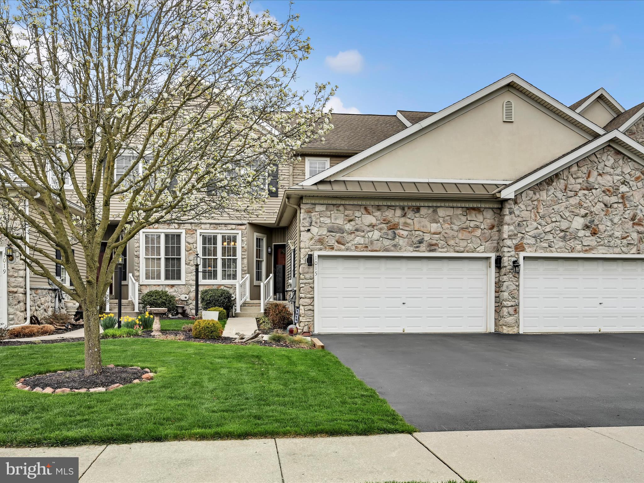 Are you looking for easy living?  This could be the house!  A thoughtfully designed home offering over 2,000 square feet of open, light-filled space. The main floor layout is ideal for those seeking convenience of first-floor living, featuring a spacious owner’s suite with vaulted ceilings, a walk-in closet, private bath with seated shower, and direct access to a screened-in porch overlooking the beautifully landscaped, fenced backyard. The great room is the heart of the home, with soaring ceilings, skylights,  gas fireplace, and crown molding. Entertaining is effortless in the open-concept kitchen and dining area, complete with luxury plank flooring, brand-new appliances, and ample cabinetry.

Additional highlights include first-floor laundry,  half bath, and an oversized 2-car garage with storage and  utility sink. Upstairs, you’ll find a bright loft space, two generously sized bedrooms, and a shared full bath. The full basement offers potential for future finished space and includes a large crawl space for organized storage. Located minutes from Routes 272 and 322, schools, shopping, and daily conveniences, this home blends low-maintenance living with comfort and style in a highly accessible location.