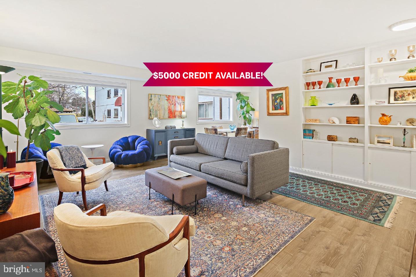 SELLERS ARE OFFERING A $5000 CREDIT TO THE BUYER!

The best value for 3 bedrooms in Kensington—fully remodeled, completely move-in ready, and close to everything this wonderful community has to offer!

This bright and inviting 3 bedroom, 1.5 bath home offers approximately 1,220 square feet of thoughtfully updated living space. The open living and dining area is filled with natural light and enhanced by stylish built-ins and LVP flooring, creating a warm and welcoming atmosphere throughout.

The renovated kitchen is both functional and refined, featuring granite countertops, a gas range, and abundant cabinetry—perfect for everyday living and entertaining alike. Updated bathrooms, generous closet space, gas heat, and central A/C add to the home’s comfort and convenience.

Enjoy true ease of living with this first-level unit—no stairs—along with a reserved parking space right outside, secure building access with video monitoring, a renovated shared laundry just across the hall, a separate storage area, and plenty of additional parking nearby. T

Step outside and experience the best of Kensington living. Just moments away, you’ll find charming parks and playgrounds, vibrant local restaurants, the farmer's market, unique boutiques, and the beloved Antique Row. The MARC train, Metro, and multiple commuter routes—including easy access to the Beltway—make getting around effortless, while nearby shopping destinations like Westfield Wheaton and local grocery stores ensure everyday convenience.

Turnkey, beautifully updated, and perfectly located—this is an exceptional opportunity to enjoy easy living in Kensington!