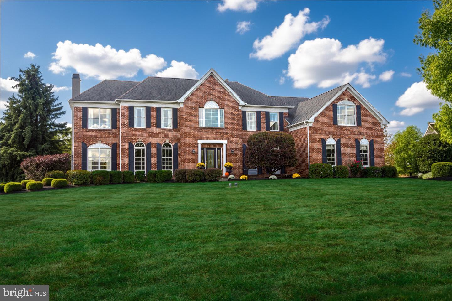 Discover Your Dream Home in Dolington Estates. Nestled on 1.37 acres in the highly desirable Dolington Estates, this luxurious 4,396 sq. ft. brick-front, center hall colonial offers an unparalleled living experience. With five generously sized bedrooms, 3.5 bathrooms, and an oversized basement, this home, cherished by its original owners for over 25 years, is a truly rare find. Graciously set back on park-like grounds, the lead glass door entrance welcomes you into a sun-kissed, two-story foyer. Here, hardwood floors, crown molding, and exquisite wainscoting extend into the formal living and dining rooms, with an elegant tray ceiling in the dining room adding to the home's graceful impact. The heart of the home features an open floor plan, distinguished by a refreshed kitchen with newly refaced cabinets and drawers and beautiful backsplash (2025). A center island and granite countertops complete this inviting space, while a convenient back staircase provides easy access to the second floor. The first-floor laundry room, just off the kitchen, enhances the exceptional flow and functionality of this lovely home. Gorgeous French doors off the breakfast area offer beautiful views of the generous deck, in-ground pool, and secluded grounds, creating an oasis for relaxation and entertaining. The ample den, adorned with hardwood floors, crown molding, and a brick-surround wood-burning fireplace, provides a cozy retreat. Beyond the family room, a first-floor office with hardwood floors and crown molding offers additional flexible space to suit your needs. Upstairs, the primary bedroom suite boasts a spacious sitting room, two large walk-in closets, and an en-suite bathroom featuring a double vanity, soaking tub, separate shower, and water closet. Four additional, generously sized bedrooms with ample closet space complete the second floor. The enormous full, unfinished basement with poured concrete perimeter and a three-car garage offer extensive possibilities. Recent home improvements ensure comfort and peace of mind: HVAC: Two Carrier Furnaces and two AC Premier Carrier Units installed in 2019, all serviced in September 2025. Pool: Refurbished in October 2024 with a new 20' x 44' vinyl liner and stamped concrete surround. The pool pump was replaced with a Pentair Variable Speed Motor in 2018. A Rheem 70-gallon hot water heater installed in 2021. Window seals on some windows replaced in 2025. A generous 20 X 13.75 foot shed located on the back of the property provides additional storage space. The lot is one of the best lots in Dolington Estates and is what attracted this Seller to make this house their home. Dolington Estates provides a peaceful, natural setting within the highly regarded Pennsbury School District. Enjoy convenient proximity to shopping, restaurants, and parks, with easy access to Route 1 and Interstate 95 for effortless commutes to cities like Philadelphia, Princeton and New York City. The community is nestled between the charming Bucks County boroughs of Newtown and Yardley, known for their fine dining, boutique shopping, and vibrant cultural scenes. Additionally, local treasures like Tyler State Park offer extensive opportunities for outdoor recreation, including walking, biking, and horseback riding. The Delaware River and historic canals are just a stone’s throw away. This combination of tranquility, accessibility, and local amenities creates tremendous value and embodies Bucks County living at its best. Make an appointment today to experience this wonderful home. Showings Begin on Saturday, Nov 8, 2025 at 12 noon.