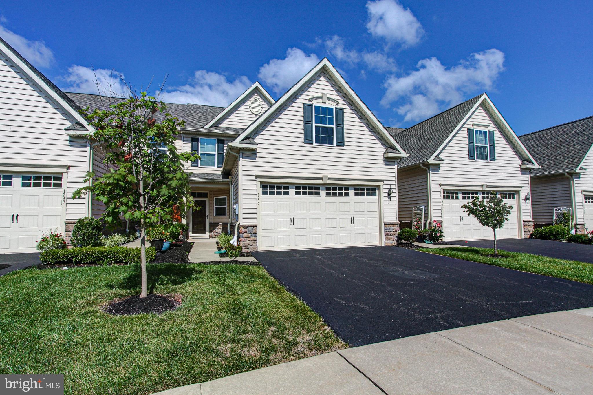 And here it is! An opportunity to purchase and own the perfect townhome and join the community at the Arbours at Morgan Creek! As of today, this Property is the only property available in this beautiful and serene development. Located on a cul-de-sac street! This home features an open concept from your kitchen to your living room. Gleaming and beautiful hardwood floors run through from the kitchen through the living room. The kitchen is lovely and is just the right amount of cabinets and counterspace for all the cooking you want to enjoy. On the first floor is the spacious owners suite bedroom that consists of an elegant style carpet, a tray ceiling, and an ensuite bathroom with a large stall shower and a double vanity. All the space you had hoped for. As you go upstairs, you will find the hall way to be fully carpeted and you will see the 2nd bedroom to the right. The hall bathroom is located also on the 2nd floor to the left.  Its a great private space for the 2nd bedroom and 2nd full bathroom. Your guests will also be able to use the first floor powder room that is located just past the kitchen on the first floor. When you step out back, you will not believe the peace and tranquility you will find. The rear of this home faces a wonderful open land area. It is such a nice setting to enjoy while sitting out back. When you get tired of sitting and need to take a walk, this place is awesome for it. This home is located just steps away from entering the path next to the clubhouse which will take you to either the nature path through the trees or to the path that surrounds the pond. You choose whichever one you like that day! Laundry room is located on the first floor. There is a very large garage and a very nice and flat driveway for two cars. Don't let this one slip by!