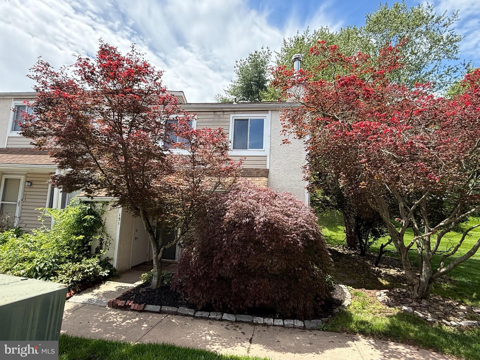 Interior Photos Coming Soon!  Welcome to this well-maintained end-unit townhome in the desirable Caines Creek community. Ideally situated on the outskirts of Phoenixville Borough, this home offers the perfect combination of low-maintenance living and convenient access to everything the area has to offer. Enjoy being just minutes from vibrant downtown Phoenixville's restaurants, shops, parks, and entertainment, while also benefiting from easy access to major commuter routes leading to Malvern and King of Prussia.
Inside, you'll find a home full of character and potential, ready for its next owners to make it their own. The main level features an open and inviting living room and dining area, creating a comfortable space for everyday living and entertaining. The living room includes a hookup for a wood stove, offering the opportunity to add warmth and charm during the colder months. The updated kitchen boasts newer cabinetry, attractive countertops, and ample workspace for meal preparation. Durable vinyl plank flooring runs throughout the main level, while a convenient laundry closet and powder room complete the first floor.
Step outside to a spacious paver patio overlooking a large open green space, providing a peaceful setting for outdoor dining, and simply relaxing. Upstairs, you'll find three comfortable bedrooms and a full hall bathroom. The entire home has been freshly painted and features brand-new carpeting on the second floor, making it move-in ready. Custom woodwork throughout the home. One of the greatest benefits of Caines Creek is its easy, low-maintenance lifestyle. The condominium association covers exterior building maintenance, lawn care, landscaping, and common area upkeep, allowing you to spend less time on chores and more time enjoying your home. Residents also have access to community amenities including a swimming pool and clubhouse—perfect for enjoying the summer months. 2 Assigned parking spaces. With its excellent location, community amenities, low-maintenance ownership, and availability for a quick closing, this is a wonderful opportunity to enjoy comfortable living near all that Phoenixville has to offer.