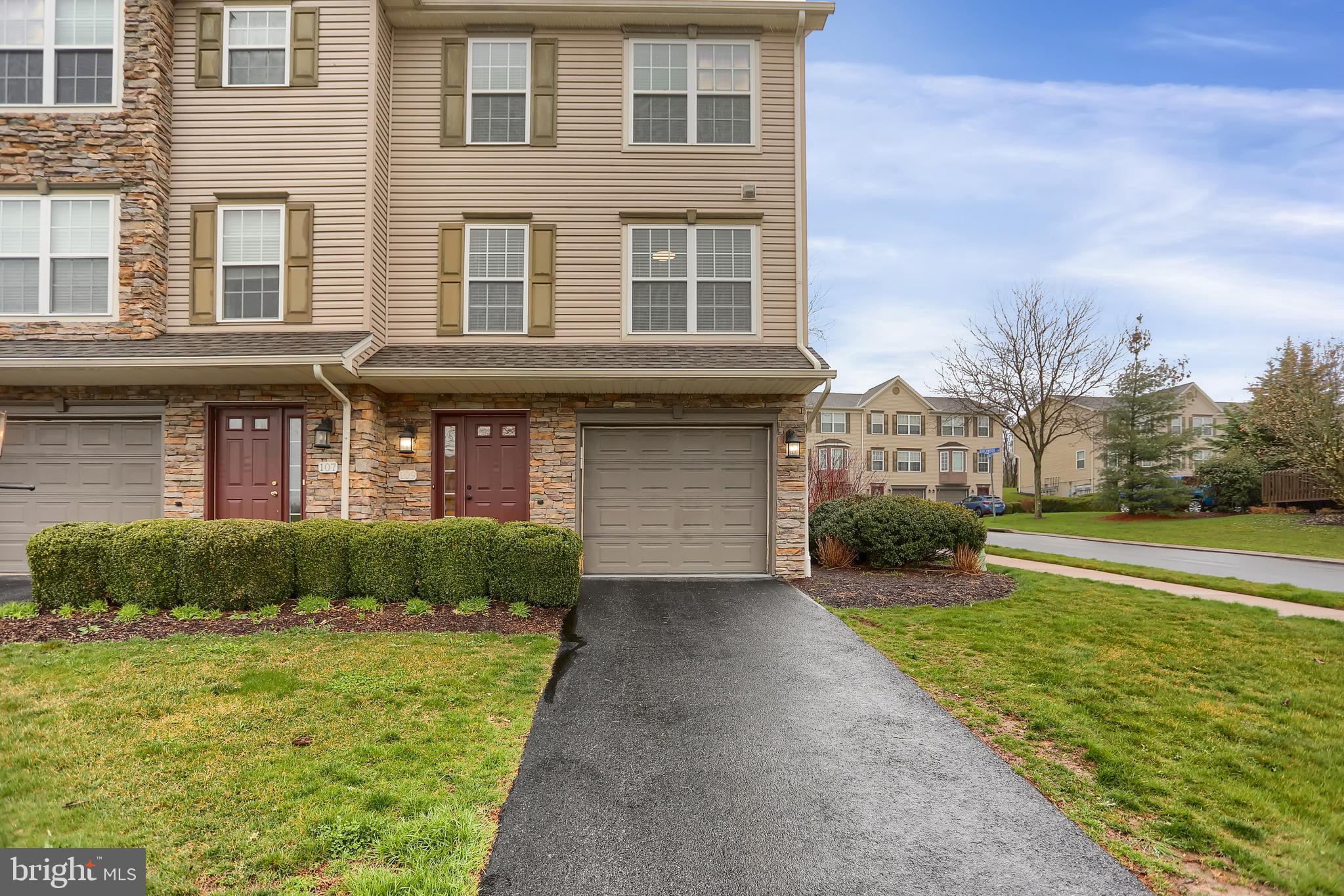Welcome to this beautifully updated townhome in the sought-after Steeplechase Townhomes community! This serene, move-in-ready home boasts 3 bedrooms, 2.5 bathrooms and features fresh tile, white oak laminate, plush new carpet, and freshly painted walls. 

The kitchen is a chef’s dream with its new stainless steel appliances, tile backsplash, workstation sink, and shaker cabinets with shiplap details. The eat-in kitchen and peninsula breakfast bar make every meal a breeze, while the open layout flows seamlessly into the dining area—perfect for hosting! Cozy up in the inviting living room or enjoy sunny days on the back deck, complete with stairs leading to a shared green space. The main floor primary suite offers a peaceful retreat with large windows, a walk-in closet, and an en-suite bath with a tiled shower.

 Upstairs, you’ll find two additional spacious bedrooms, each with its own walk-in closet, and a shared bath featuring a dual-sink vanity and tub/shower combination. The entry level includes a roomy, unfinished storage area, laundry room, garage access, and a welcoming foyer.

Enjoy maintenance-free living with association-provided services, including lawn care, snow removal, trash, cable, and exterior upkeep. This home is ideally located for easy access to schools, town, and campus, making it a perfect choice for a primary residence or a game-day getaway.