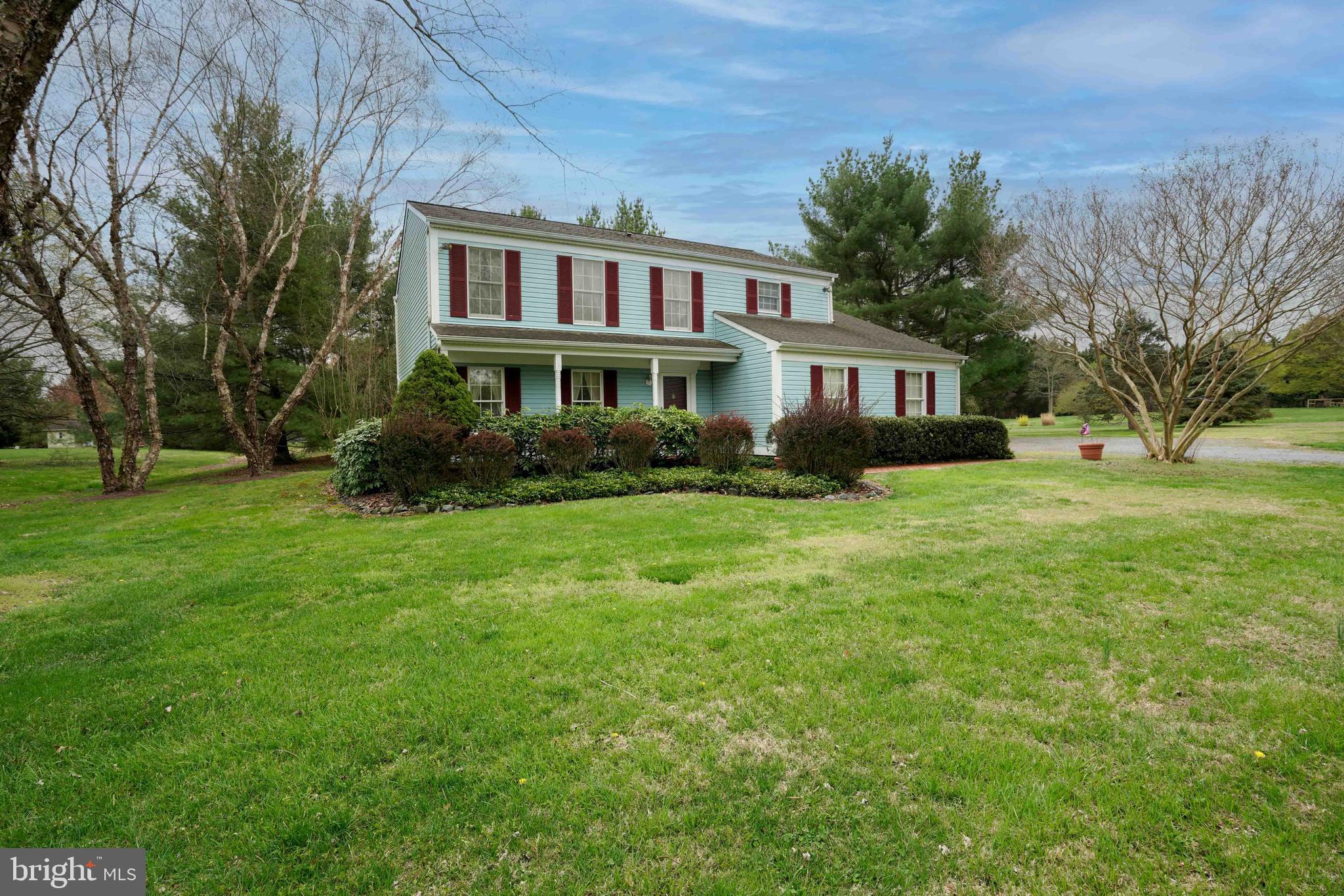 Fikes Orchard, Cordova. The owners had this home built  in 1987 offering 4 generous bedrooms with 2-1/2 baths.  This includes a primary bedroom, bath and walk-in closet. First floor consists of eat-in kitchen, separate dining room, living room and family room with fireplace. 1.48 acre corner lot offers extensive landscaping, mature trees and abundant privacy. Property  is located on the North side of Easton and close to RT 50 for the commuters. The rear decking was just replaced and HVAC systems are less than 7 years old. The attached 2 car garage is perfect for storing all of your toys... Square footage is estimated. Public records was incorrect.