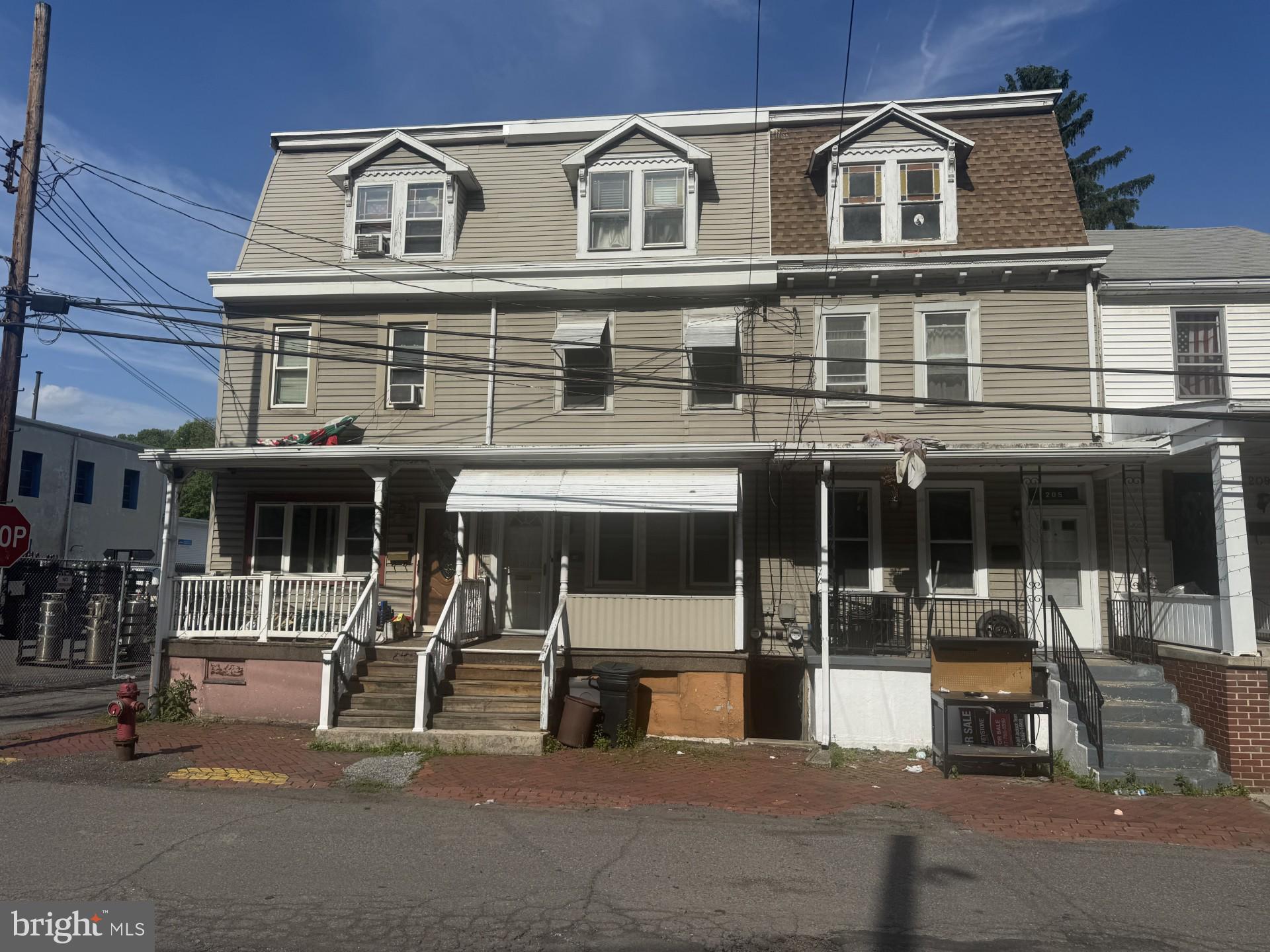 5 Bedroom row, bath and a half, plenty of parking. Economical coal heat. Private yard. See pics