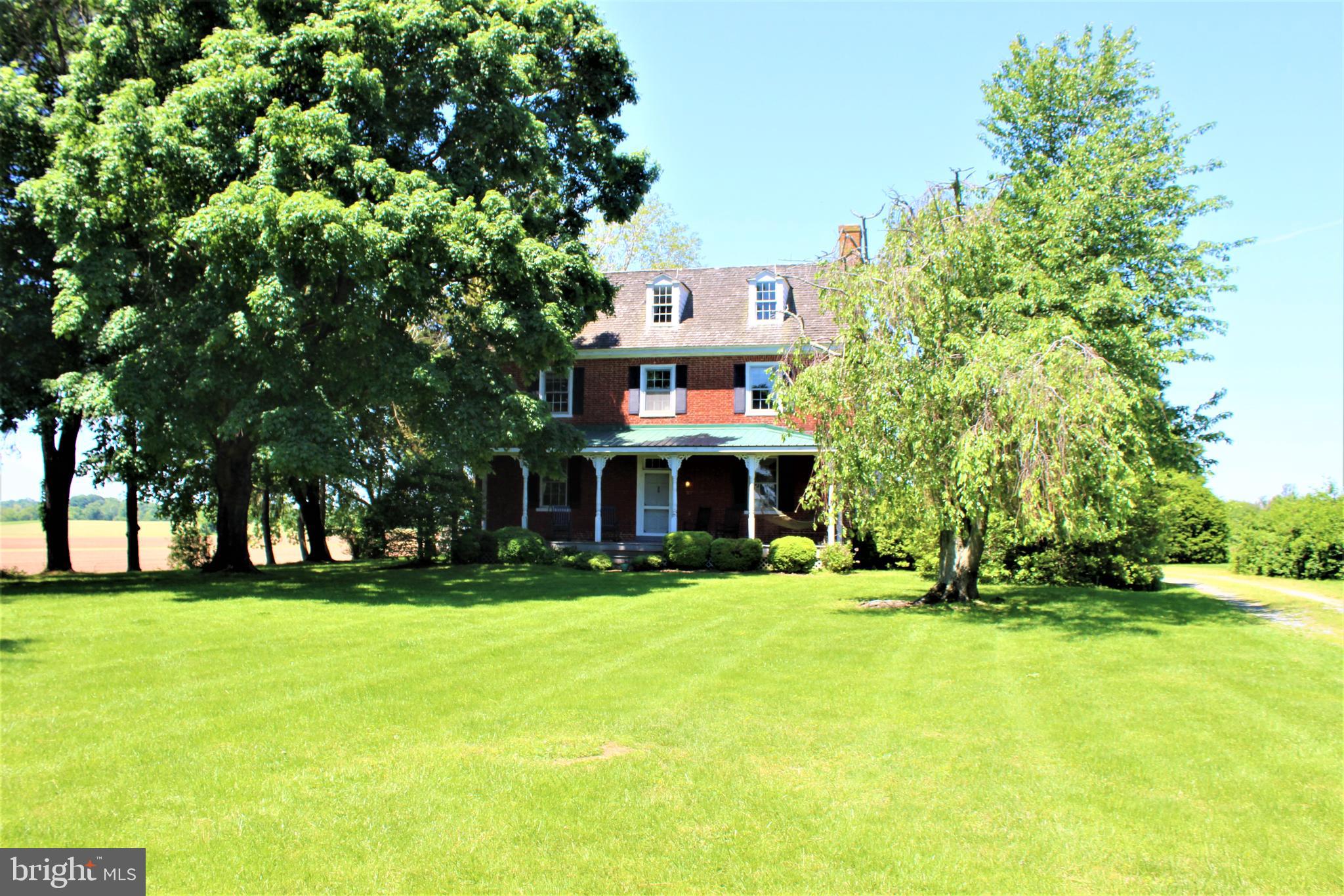 Hilltop Farm C. 1810 in historic Chestertown includes 113 acres with waterfront on Langford Creek off  the Chester River. Property includes large 8 feet deep  fresh water pond and impoundment.Perc test done in 2019 for new construction 3500 +sf on the waterfront portion of the farm to accommodate a new waterfront residence with privacy. Many options with the property operating as a residence, farm or combination. Great relationship with local farmer regarding crops and maintenance. This is a rare opportunity to own a piece of Eastern Shore history and  build your dream home surrounded by wildlife on the shores of Langford Creek.