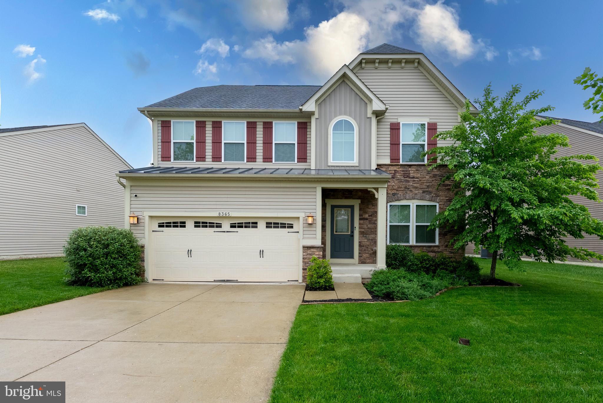 Discover everything you’ve been searching for at 8365 Eagle Street - an elegant Milan model in the vibrant, amenity-rich Creekside Village at Tanyard Springs. This 4-bedroom, 2.5-bath home offers the perfect balance of elegant design, everyday comfort, and thoughtful upgrades throughout.

Step inside to find a versatile main level featuring a private office/flex space, a formal dining room, and a spacious, inviting family room. At the heart of the home is the gourmet kitchen - complete with a gas stove, granite countertops, upgraded cabinetry, built-in speakers, and an oversized island with seating that flows seamlessly into the sun-drenched morning room, making this entire space ideal for both quiet mornings and lively gatherings. Just beyond, the morning room opens directly to a large, fully fenced backyard with a custom paver patio - perfect for outdoor dining, entertaining, or simply unwinding. Tucked just off the kitchen, a convenient mudroom and half bath add even more functionality to this beautifully designed main level.

Upstairs, retreat to your expansive primary suite, featuring two walk-in closets and a luxurious en suite bath with dual vanities, a soaking tub, and a walk-in shower. Three generously sized bedrooms, a large shared bathroom with a dual vanity and bathtub, and a conveniently located laundry room complete the upper level.

The lower level offers a blank canvas of opportunity - an expansive basement with a rough-in for a full bathroom and endless possibilities for additional living space, a guest suite, home gym, media room, or play area. Whether you’re ready to finish it now or dream big for the future, this level is packed with potential.

Living in Creekside Village means more than just a beautiful home, it’s a lifestyle. Enjoy access to unmatched community amenities including a resort-style pool and clubhouse, 24-hour fitness center, four playgrounds, multiple sports courts, three dog parks, a community garden, and nearly 3 miles of walking and biking trails. Tucked away in a quiet, private community, yet conveniently located near major commuter routes, this neighborhood offers easy access to Fort Meade/NSA, BWI, the Coast Guard Yard, Baltimore, Annapolis, and Washington, D.C.

8365 Eagle Street has been meticulously and lovingly cared for by its current owners who must now embark on a new adventure, leaving this wonderful property ready to become your next home. Do not miss your chance to call this incredible home and community your own!