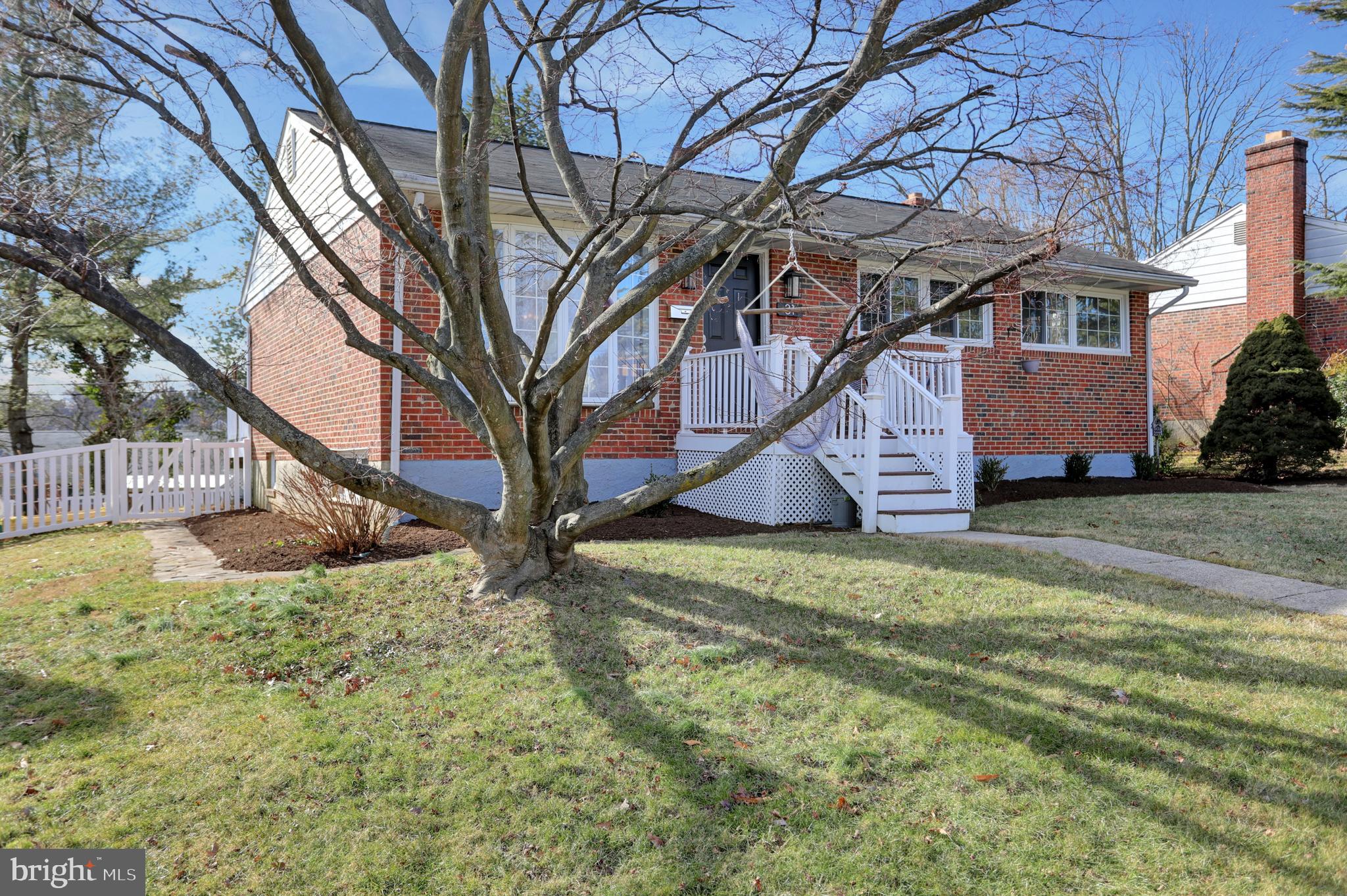 Well appointed and completely renovated in 2020, this charming rancher features an open concept 1st floor plan,  new kitchen with granite counter tops, island and stainless steel appliances. Main level includes , living room, dining room and kitchen along with 3 bedrooms and 2 new baths.  Hardwood flrs through out the first floor, recessed lighting.  Flexible lower level floor plan   family room with gas FP on one side and built-ins and dry bar on the other.  4th bedroom/office, half bath, storage/workshop and utility room.   Other improvements include a newly added  15x12 trek deck, 12x20 patio, new Amish built shed and all new fencing in the rear.  Beautifully maintained and in move in condition.