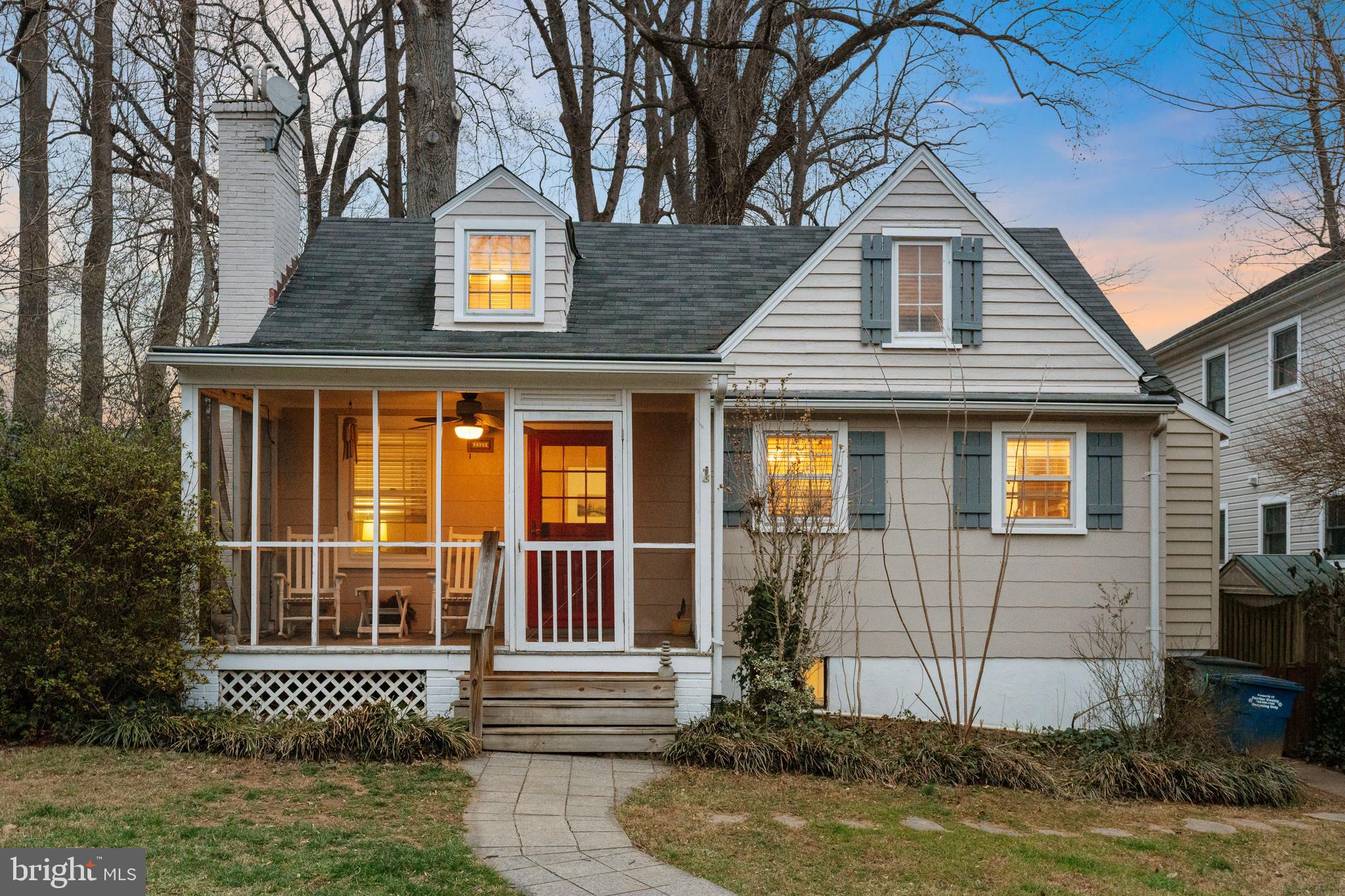 Under Contract-Seller is open to a back-up contract. 
Don't miss the opportunity to own this charming Cape Cod in the heart of Greenway Downs, Falls Church! This delightful 3-bedroom, 2-bathroom home is full of character, featuring beautiful hardwood floors on the main and upper levels. Step into the cozy living room, where a gas fireplace adds warmth and charm, seamlessly flowing into the dining room adorned with classic wainscoting and a built-in china cabinet—perfect for displaying your favorite pieces. The main level offers two inviting bedrooms that share a full bath, with serene views of the backyard garden, where peonies, daffodils, Lilacs, and hydrangeas bloom by the patio. Upstairs, you'll find a versatile office or reading nook, a spacious third bedroom, and an additional full bathroom. The lower level boasts a recreation room and plenty of storage, while the utility room provides additional shelving to keep everything organized. Enjoy outdoor living in the fully fenced backyard, perfect for pets, play, or entertaining. Situated on a spacious lot with no HOA, this home offers privacy and charm in an unbeatable location. Home is sold as-is. Bring your vision and make it your own!