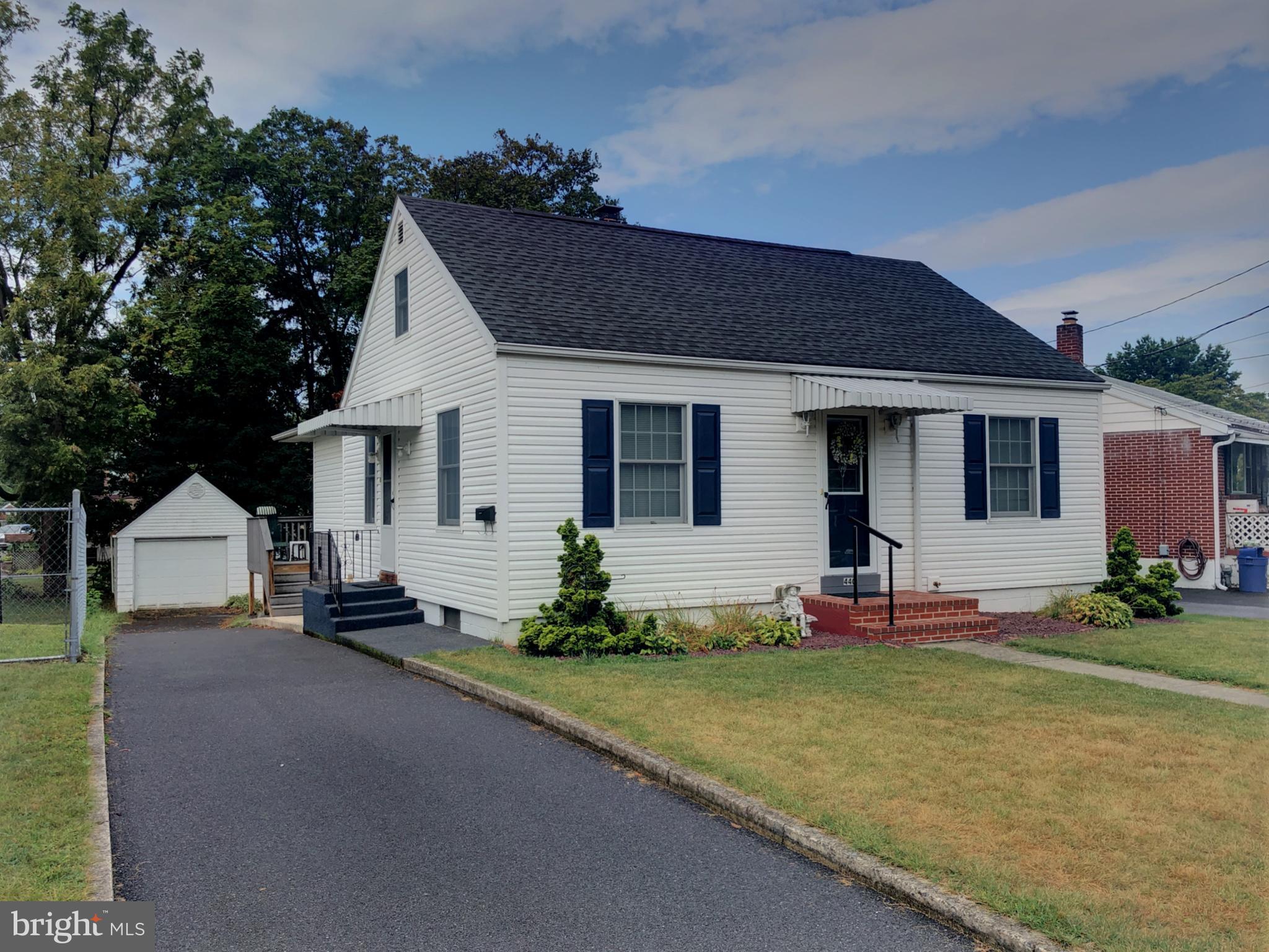 Very well maintained home! Located in the Coldbrook neighborhood in the Borough of Chambersburg, this home is a gem.   Family room addition on the rear of the home offers great open space adjacent to the kitchen.  All appliances convey.  Convenient laundry off of the kitchen.  Wood floors, replacement windows, updated roof and furnace.  Central A/C. 1 car detached garage. 2 bedrooms and 1 full bath on the the 1st floor, large 3rd bedroom on the entire 2nd floor. Plenty of closets.  Full DRY basement for additional storage.  Quiet desirable street with little through traffic.
