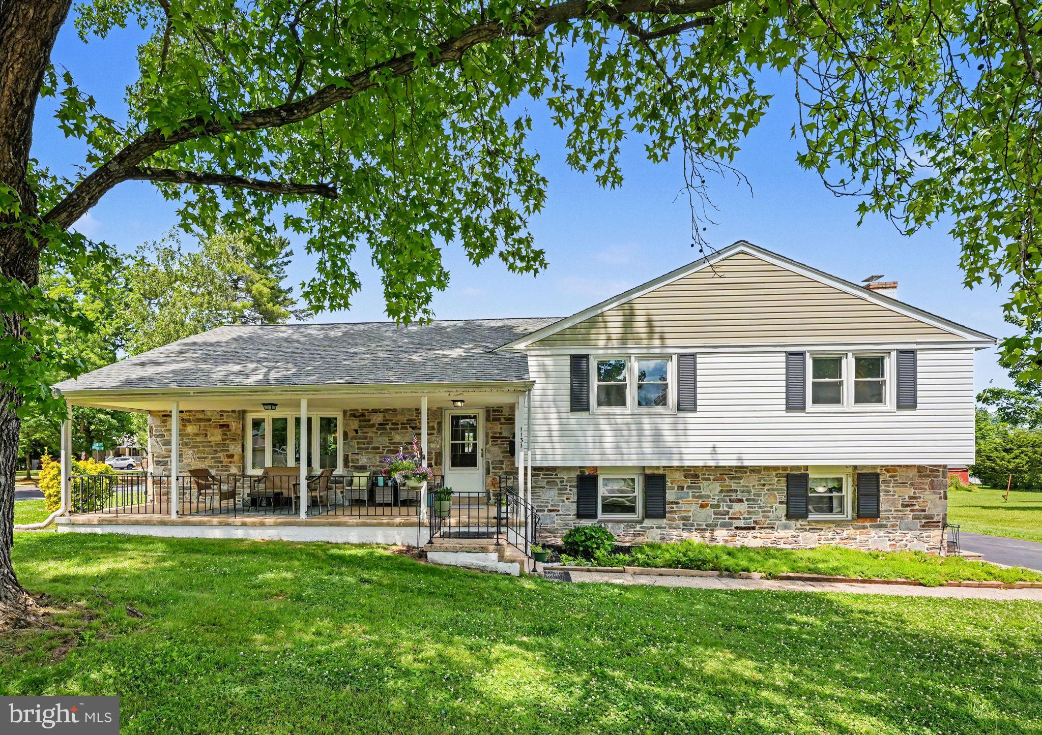 Welcome  1131 Locust street in the borough of Lansdale , a delightful place to experience and become a part of the community .
This spacious split level home has been in the same family for over 65 years , spacious rooms , 3 full baths , large yard and a beautiful in ground  pool fenced yard ,  next to a detached 2 car garage .

The lower level is set up for an in-law suite with bath, kitchenette and private entrance  Or 
a home office so you don't have to commute  , then take a dip in the pool at the end of the day.
Off the kitchenette area are stairs to a spacious basement 
If you don't need any of those options , the bath room is perfectly  situated next to the door to the pool, then you have a home office and family room with stone fireplace .
The main level  flows nicely between the living room ,dining room and kitchen.
the next level features 4 bedrooms and 2 tiled baths .
The 4th level  is a large bonus area with loads of storage or 5th bedroom 

Walking distance to Oak park elementary , downtown Lansdale and all that it has to offer .
Minutes to the train , turnpike ad shopping make this an ideal location ...