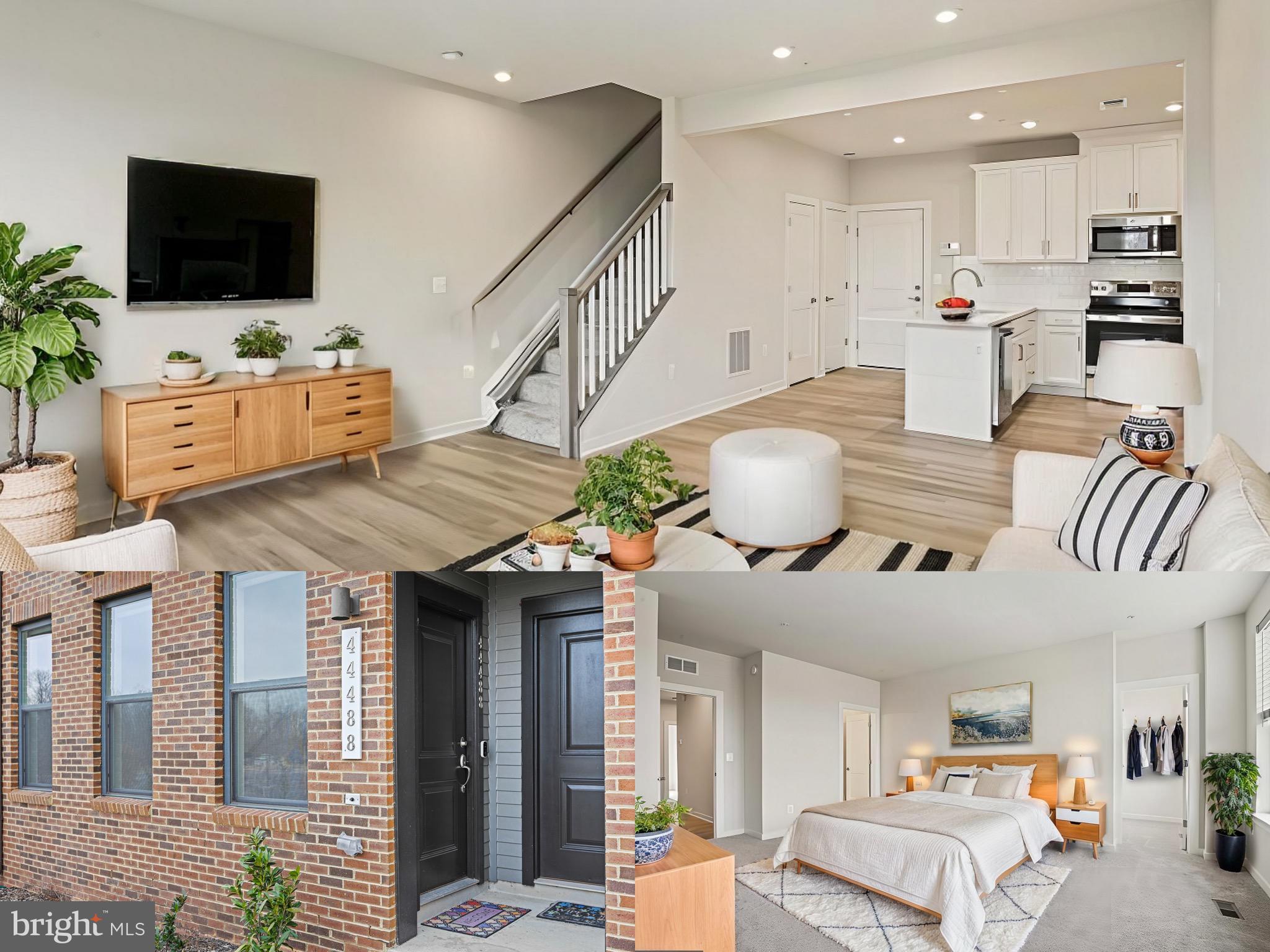 Welcome to your dream home in the heart of Ashburn! This stunning two-level townhome-style condo, built in 2023 and located in the highly desirable Ashbrook Place community, offers the perfect blend of sophistication, comfort, and convenience. Just minutes to One Loudoun where you’ll enjoy unmatched access to premier shopping, dining, grocery store and entertainment.

Inside, the home boasts an open-concept layout flooded with natural light and elevated by premium finishes throughout. The main level features LVP flooring, powder room, spacious living and dining area —ideal for both relaxing and entertaining.

The gourmet kitchen is a chef’s delight, showcasing quartz countertops, upgraded cabinetry, stainless steel appliances, and a large center island with bar seating.

Retreat to the expansive primary suite, complete with two large walk-in closets and a spa-inspired en-suite bath with dual vanities and a walk-in shower. Two additional bedrooms offer flexibility for guests, family, or a home office—one even opens to a private balcony. A second full bath completes the upper level.

Enjoy the convenience of a rear-entry one-car garage and an additional driveway parking space. Community amenities include common areas, a dog park, and access to scenic walking trails.

With easy access to Dulles Airport, the Metro, and Washington, D.C., this impeccably maintained home offers the ultimate in modern luxury and location.
