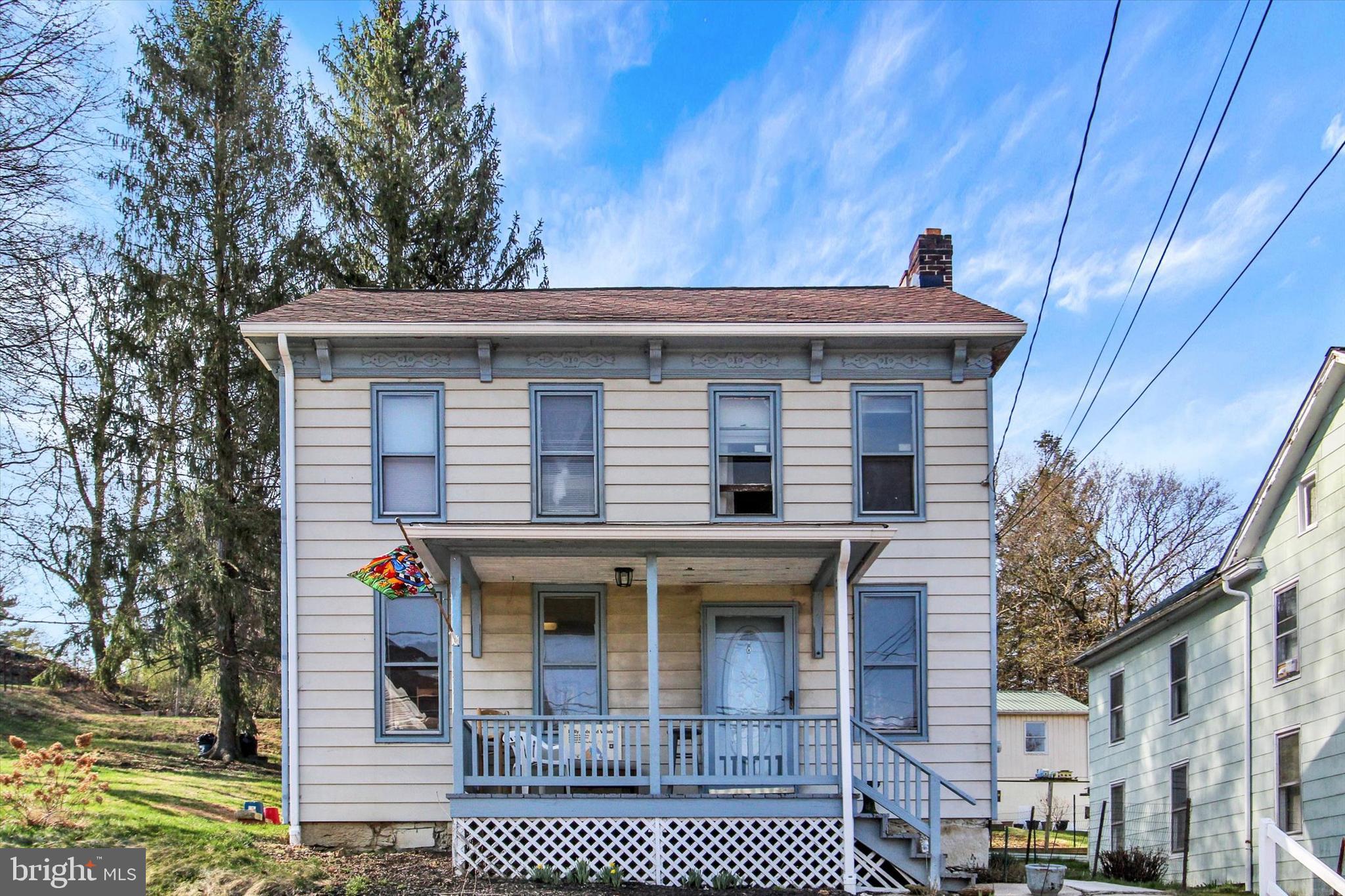 Enjoy the charm of this home built in 1892! The home has 3 bedrooms and 1 full bathroom which was recently remodeled. Other updates include a new roof. While this home is situated near the PA line and adjacent to the Glenville Grill & Pub you also can enjoy being in the country and close to Lake Marburg. The first floor consists of the living room, dining room, kitchen with stainless steel appliances and full bathroom while upstairs you will find 3 bedrooms. This home has energy efficient split heating and cooling systems. Schedule your showing today!