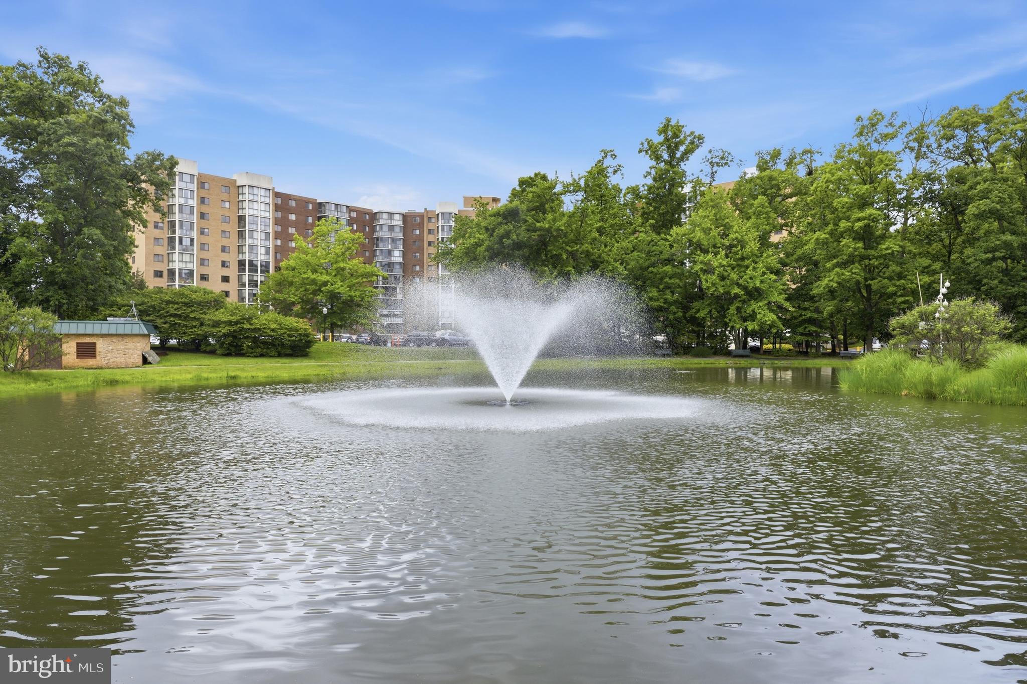Active 55+, Gated Community. This home ("F" Model), is located in the high-rise of the Greens, Building 3. Located just steps from the elevator.  This well maintained, 2- bedroom, 2-full bath home is ready for you! There is a primary suite along with a 2nd bedroom, both with their own full bath. The primary bedroom is very spacious with 2 closets, one of which is a walk-in! The 2nd bedroom is located off the living room and offers flexibility as a guest bedroom, office or den.  This home comes with Garage Parking and there are many custom touches throughout... from the kitchen, to the lighting in the dining room, to the bathrooms.  The sunroom is the perfect spot to relax.  Move in ready with freshly painted walls and new flooring. This home is waiting for you!  HVAC Replaced 05/2026.  

Community amenities include a fitness center, an 18-hole golf course, 2 restaurants, a terrace that overlooks not only the golf course but the outdoor pool.  There are also indoor pools & hot tub, art studios, woodworking shop, library, travel office, MedStar Health Center, billiards and ping pong rooms, auditorium, tennis & pickle ball courts, and so much more. The commuter routes of the ICC-200, I-495, I-270 are easily accessed. The Metro Bus pulls into the community to take you to the local Metro stations (Subway) giving you an opportunity to explore the DMV!!
