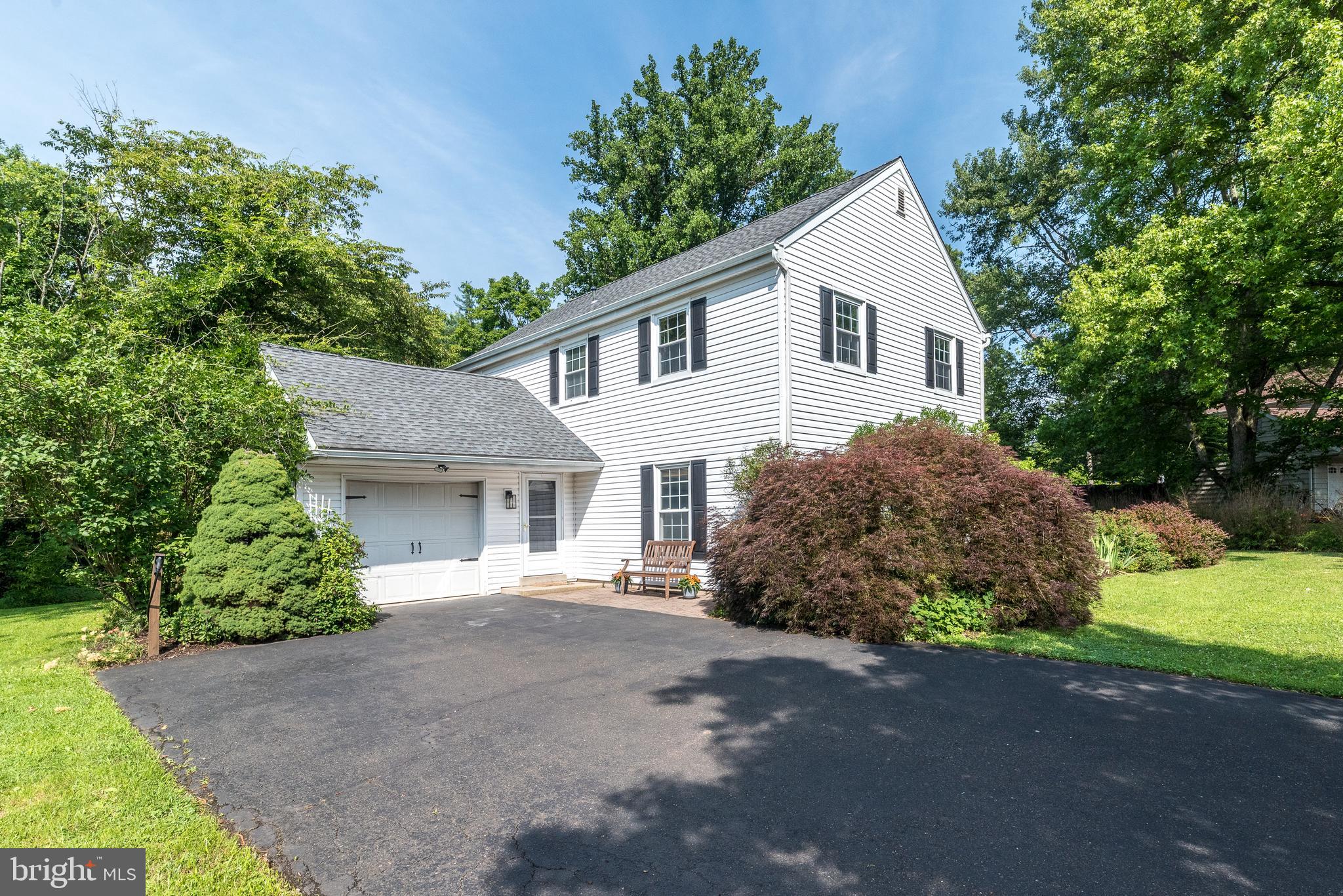 Showings Begin Wednesday, July 15!  Open House Saturday, July 18, from 11:00 - 1:00 and Sunday, July 19, from 2:00 - 4:00!!  Beautifully updated from top to bottom, this stunning 4 Bedroom, 2.5 bath home is truly move-in ready!  Featuring stylish new Mohawk flooring with a lifetime warranty, new A/C heat pump 2024, new paint throughout, new modern light fixtures, beautifully renovated bathrooms, amazing kitchen with new butcher block hard maple custom countertops, new deep porcelain sink, new hardware and faucet, lighting and microwave.  Every detail has been thoughtfully updated to create a fresh, contemporary feel.  The spacious layout offers comfortable living for everyday life and entertaining including a extended family room with recessed lighting, skylights and a remodeled propane fireplace ready for those chilly fall evenings.  The 2nd floor offers a master suite with lots of windows, a new closet system, recessed lighting, new ceiling fan and adjacent master bath.  The 3 additional bedrooms are also updated with new ceiling fans and you will fall in love with brand new full bath with gorgeous tile flooring, new soaking tub/shower combo, new vanity/sink/plumbing, new medicine cabinet, harware/fictures, land lighting.  The 1/2 acre lot provides plenty of room to relax, play, or host outdoor gatherings.  Your children and pets will love the fenced-in rear yard that offers a brand new shed with electric and a motion light. Nestled in a peaceful setting, this home combines modern updates with the privacy you've been looking for.   Conveniently located to major routes, shopping and restaurants, this home has it all including the award-winning North Penn School District!  Don;t Miss this exceptional opportunity to just unpack and start enjoyng everything this gorgeous home has to offer!