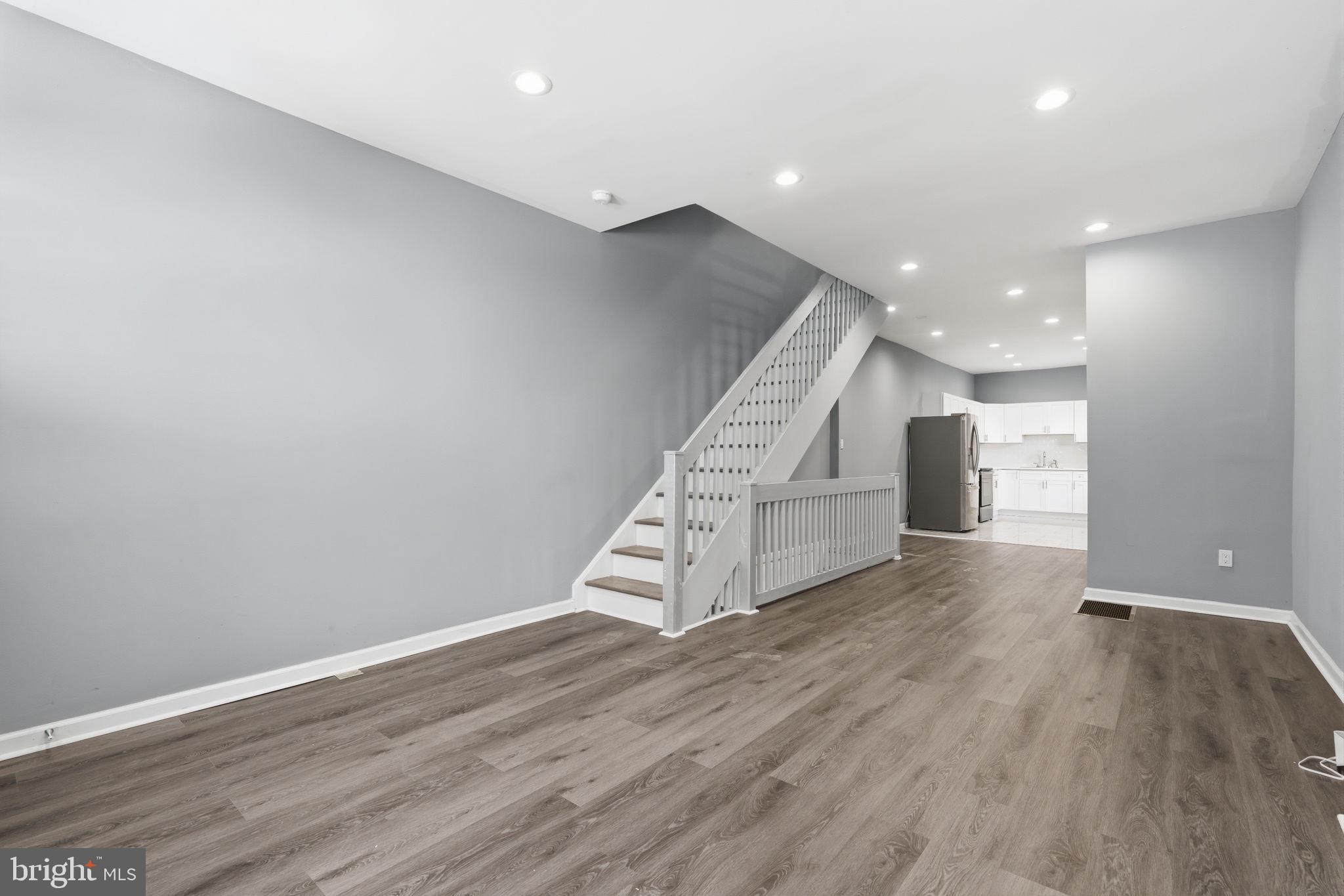 Welcome to 3146 Euclid Avenue! This beautifully renovated 4-bedroom, 2 full bath, 2 half bath home offers the perfect blend of style and functionality. The open-concept first floor features a spacious living and dining area, a modern kitchen, and a convenient half bath for guests. Enjoy a charming front porch and a private backyard that's perfect for entertaining. The second floor offers three generously sized bedrooms and a full bath, while the entire third floor is dedicated to a private owner's suite complete with its own full bathroom. The unfinished basement includes an additional half bath and provides endless potential for storage or future living space. Complete with central air for year-round comfort and conveniently located near parks, shopping, public transportation, and major roadways, this move-in-ready home is ready to welcome its new owner.