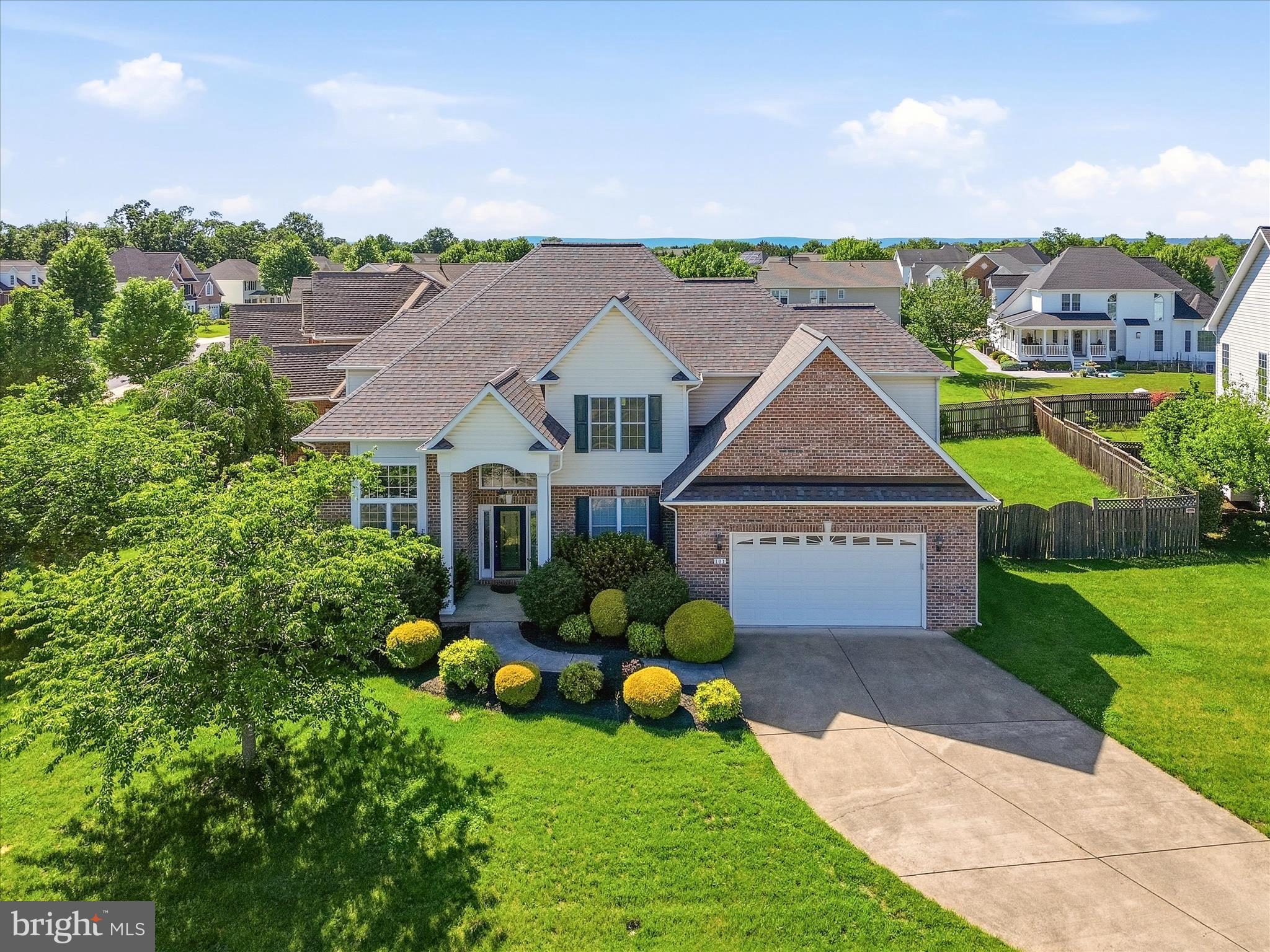 Elegant and Functional! This beautiful home welcomes you with a dazzling entry, spacious rooms, and thoughtful upgrades throughout. Enjoy vaulted ceilings in the foyer and office/library, crown molding, picture-frame and chair molding, hardwood floors, expansive windows, and rounded drywall edges.

The lovely kitchen features newer stainless steel appliances, a gas stove with four burners plus a larger center burner, and a pantry. Additional highlights include a roof less than one year old, dual-zone HVAC, gas-powered HVAC and water heater, hardwood, ceramic tile and carpet flooring, a stylish half bath, laundry room with utility tub and closet, and a large unfinished basement with French doors leading to walk-up stairs and the backyard.

The refreshed exterior makes this home move-in ready and waiting for its next owner.