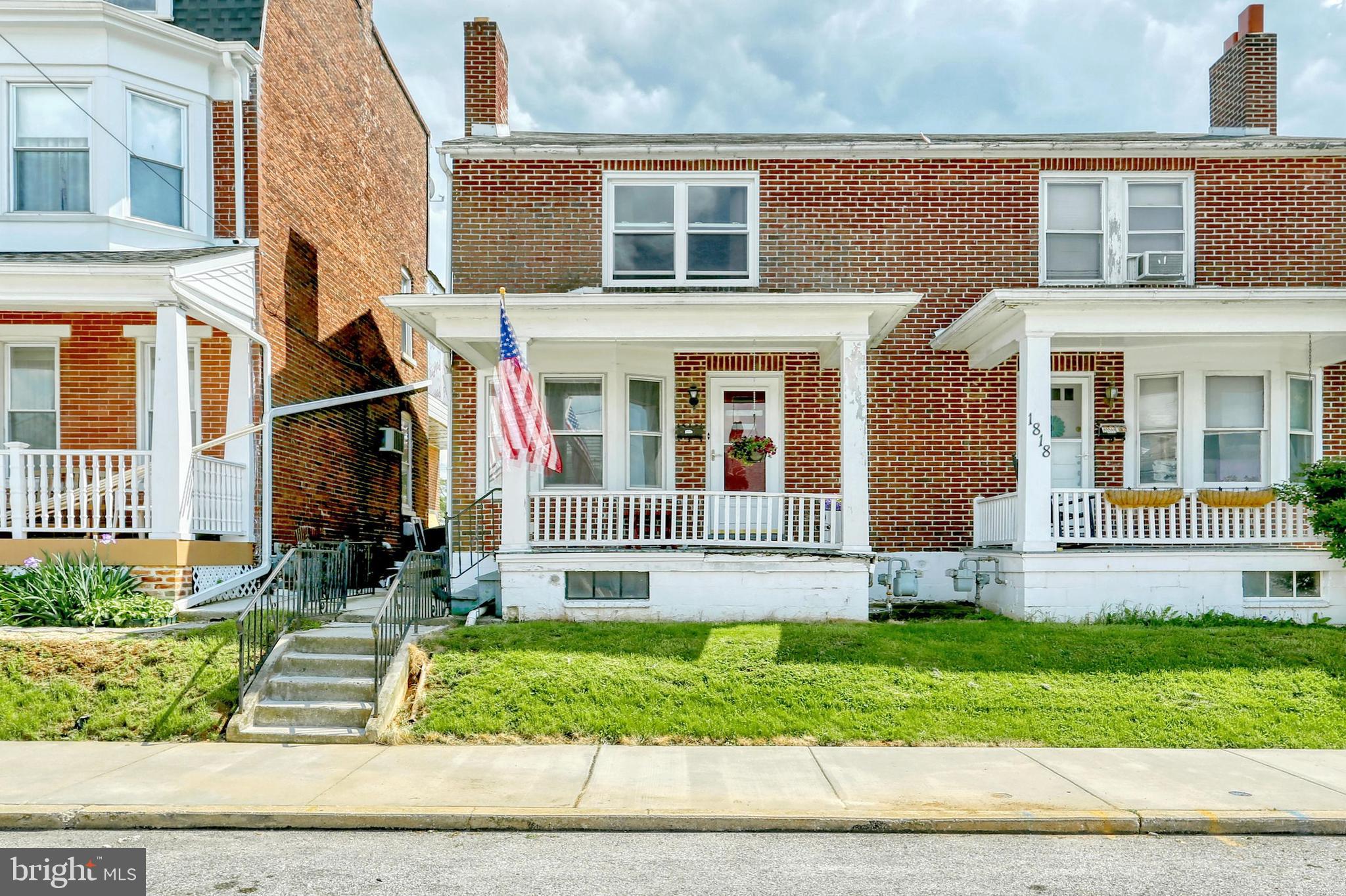 This house was built as a 3 bedroom but has been remodeled to be 2 X-large bedrooms. Kitchen was remodeled (2007) with new cabinets, countertops and built in microwave to include a walk-in pantry.  Location would be ideal for your commute to Maryland or Harrisburg.  Private level back yard with detached 2 car garage.  Hardwood flooring throughout home.  Pretty sweet deal for less than $100K!
