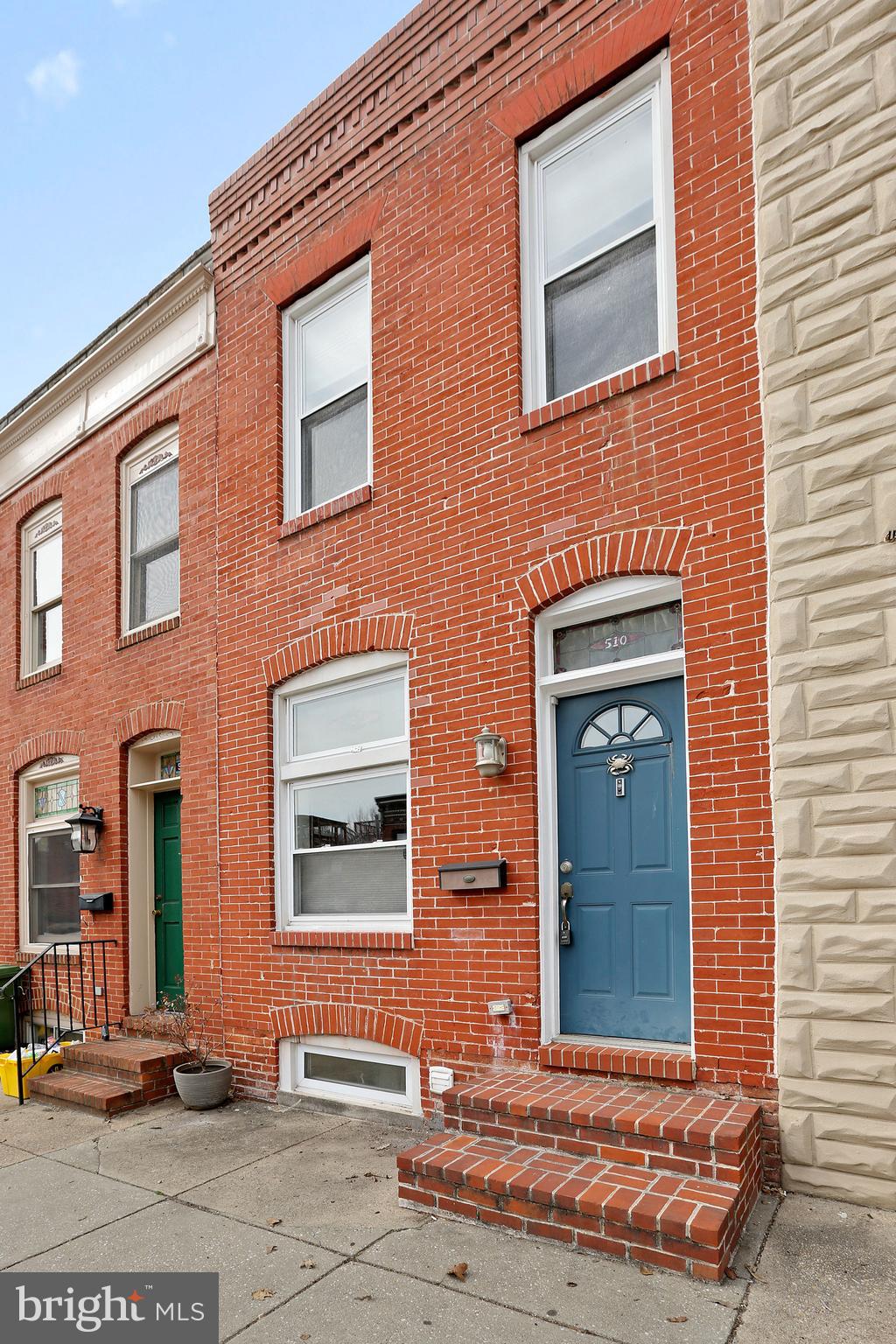 Moments to Patterson Park and a quick walk to Canton Square. The main level features an open floor plan-kitchen w/granite counters and stainless appliances, a full bath, and access to a private back patio. The second floor has two large bedrooms and an updated master bathroom with an oversized shower. A newer rooftop deck(2019) offers great city and park views! Laundry is located in the tiled basement with ample storage!