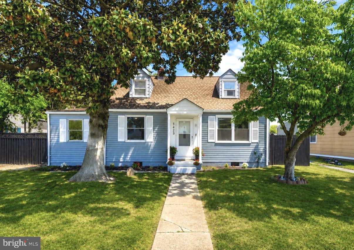 HUGE PRICE IMPROVEMENT – One of Dundalk's Best Values! With a significant price improvement, 3429 Loganview Drive is now one of the best values on the market for buyers seeking a move-in ready home with updates, outdoor living space, and a convenient location. 

Welcome to 3429 Loganview Drive — a beautifully updated 3-bedroom, 2-bath Cape Cod where classic charm meets modern comfort. From the moment you step inside, you'll notice the warmth of real hardwood floors, an open and airy floor plan, and an abundance of natural light flowing throughout the home. The thoughtfully designed layout creates an effortless connection between the living and dining spaces, while the well-maintained kitchen offers both functionality and style for everyday living and entertaining alike.

The home's freshly updated bathroom is a true standout, featuring a sleek walk-in shower, stylish new vanity, updated flooring, and bright modern lighting that create a clean, upscale feel. Throughout the rest of the home, fresh paint, modern touches, and generous closet space provide a move-in-ready atmosphere that feels both inviting and refreshed. Each bedroom is comfortably sized and offers flexible space for relaxing, working from home, or hosting guests.

Step outside through the large sliding glass doors off the living room onto a spacious deck—the perfect setting for steamed crabs, summer cookouts, morning coffee, or relaxing evenings under the stars. The fully fenced backyard provides plenty of room for entertaining, pets, gardening, or play. Need extra space? The separate bonus area in the backyard offers endless possibilities as a home office, gaming room, craft studio, workout area, or private retreat.

Outdoor enthusiasts will appreciate free public boat launching at Merritt Point Park Boat Ramp, located just over a mile away, offering easy access to fishing adventures, days on the water, and the Chesapeake Bay lifestyle. Combined with off-street parking, a beautifully maintained yard, convenient access to transportation, shopping, and local amenities, this home delivers exceptional value and a lifestyle that's hard to beat.

Don't wait. Homes with this combination of updates, versatility, and affordability are exactly what today's buyers are searching for—and now with this major price reduction, this one may not be available for long.