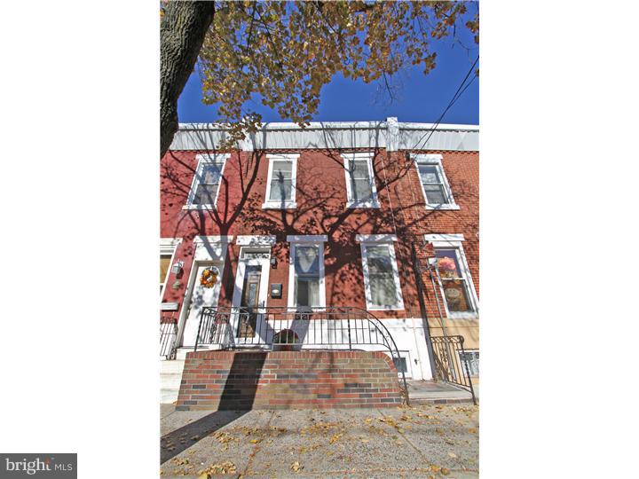 Beautiful and spacious renovated townhome on a great    block in South Philadelphia. This home was fully rehabbed and boasts a  open main floor layout   with a marble entrance, fabulous original French doors with leaded glass leading into the living room and dining room , a open eat in kitchen with light cabinetry  with plenty of space, stainless steel appliances. Upstairs you will find 3 generous sized bedrooms with plenty of closet space, neutral color palette and a gorgeous ceramic tiled bathroom.  Fully finished basement with media room 1/2 bath, washer and dryer. This well maintained home has newer roof, new skylight, ceiling fan and a new hot water heater.This home is situated on a quite and established family  block 10 min from major bridges stadiums, south street, center city and shopping.