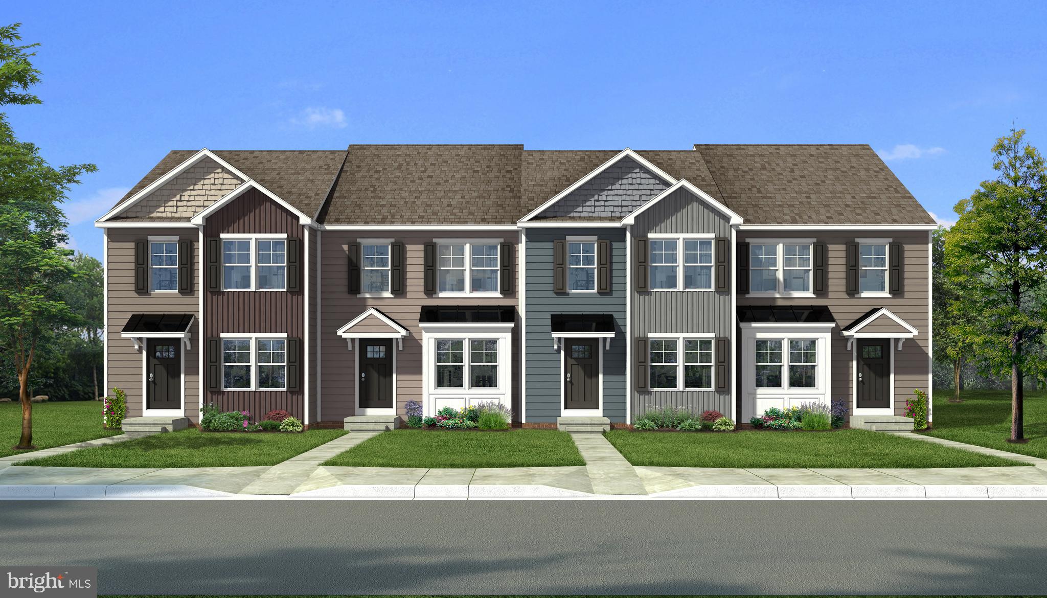Under Construction....  3 bedroom, 2.5 bath 2-Story town home featuring spacious room sizes, luxury vinyl plank flooring in main living areas, Bump outs on main level family room and upper level bedroom, and kitchen with island, granite countertops, and pantry.  The Primary Bedroom has vaulted ceiling, walk in closet and full bath with double vanity and tile shower w/ glass door.   Natural gas heating, 10x12 Rear concrete patio included and builder pays 3% closing assistance for owner occupants with use of preferred lenders.