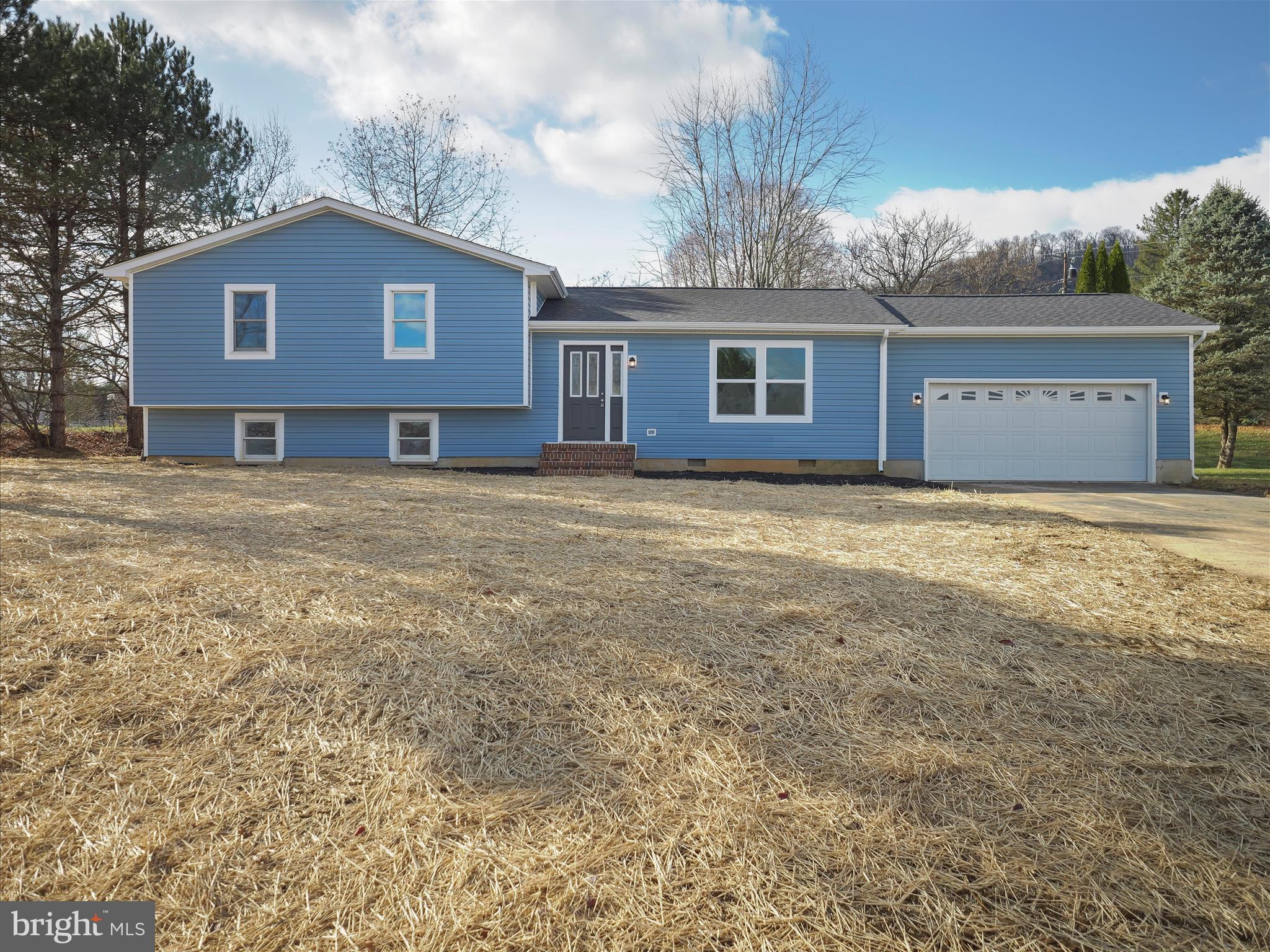 *buyer didn't like his interest rate, no inspections got performed* Wow! Step into this newly renovated home and make it yours today!  This split level offers 3 large bedrooms with 2.5 bathrooms including a true master and also a half bath and finished living space and storage in the basement.  The new items are LVP floors throughout, new lighting to include recessed lights, HVAC, roofing, vinyl siding, gutters, bathrooms, and a new kitchen featuring shaker cabinets, quartz countertops with stainless steel appliances.  Extra finished sunroom off of the back of the home.  Oversized, finished and painted garage!  Check it out today! Great location, quick proximity to town, food, and I-81.  High speed internet available.
