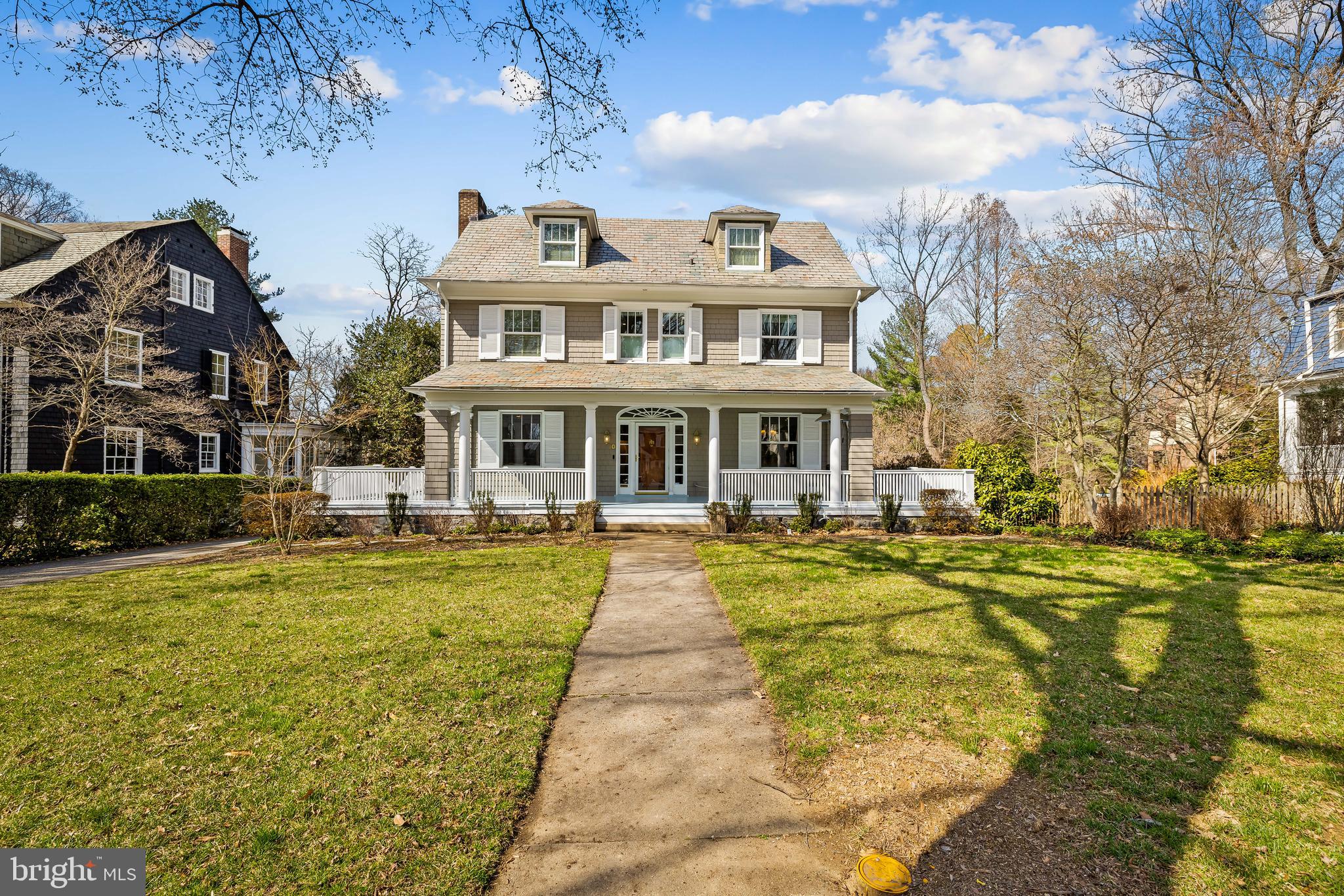 Tucked away on one of the area’s most coveted streets,  this well cared for and thoughtfully renovated home offers a desirable blend of charm, space, and privacy. Located on a quiet dead-end street, this home provides a peaceful setting while being within easy walking distance to schools, neighborhood shops and services and Cross Keys. 

A large front porch welcomes you home and creates the perfect place to relax and enjoy the neighborhood; take the party out back where  a spacious tiered deck offers great outdoor living space for entertaining, grilling on the high-end ceramic grill or simply unwinding under the mature trees.

Inside, the first floor  features a rarely found family room and kitchen combination, along with a mudroom w/custom built-ins, formal living and dining rooms and a powder room tucked under the stairs. all creating an open, comfortable space ideal for everyday living and gatherings.  The second floor offers 3 bedrooms ,3 full baths and a sitting room, including the perfect space for an in-law suite as well as a primary suite complete with large walk-in closet and renovated bath.   The ceiling height and abundant natural light in the two 3rd floor bedrooms are a welcome surprise and are complemented by another renovated full bath.  The basement has carpeted space for a playroom , storage spaces and access to the back yard where you'll find a large, windowed space currently used for garden storage but easily transformed into a fantastic room for recreation or work from home.

With its sought-after location, inviting outdoor spaces, and desirable layout, 10 Midvale Road is a special opportunity on a street where homes are rarely available.