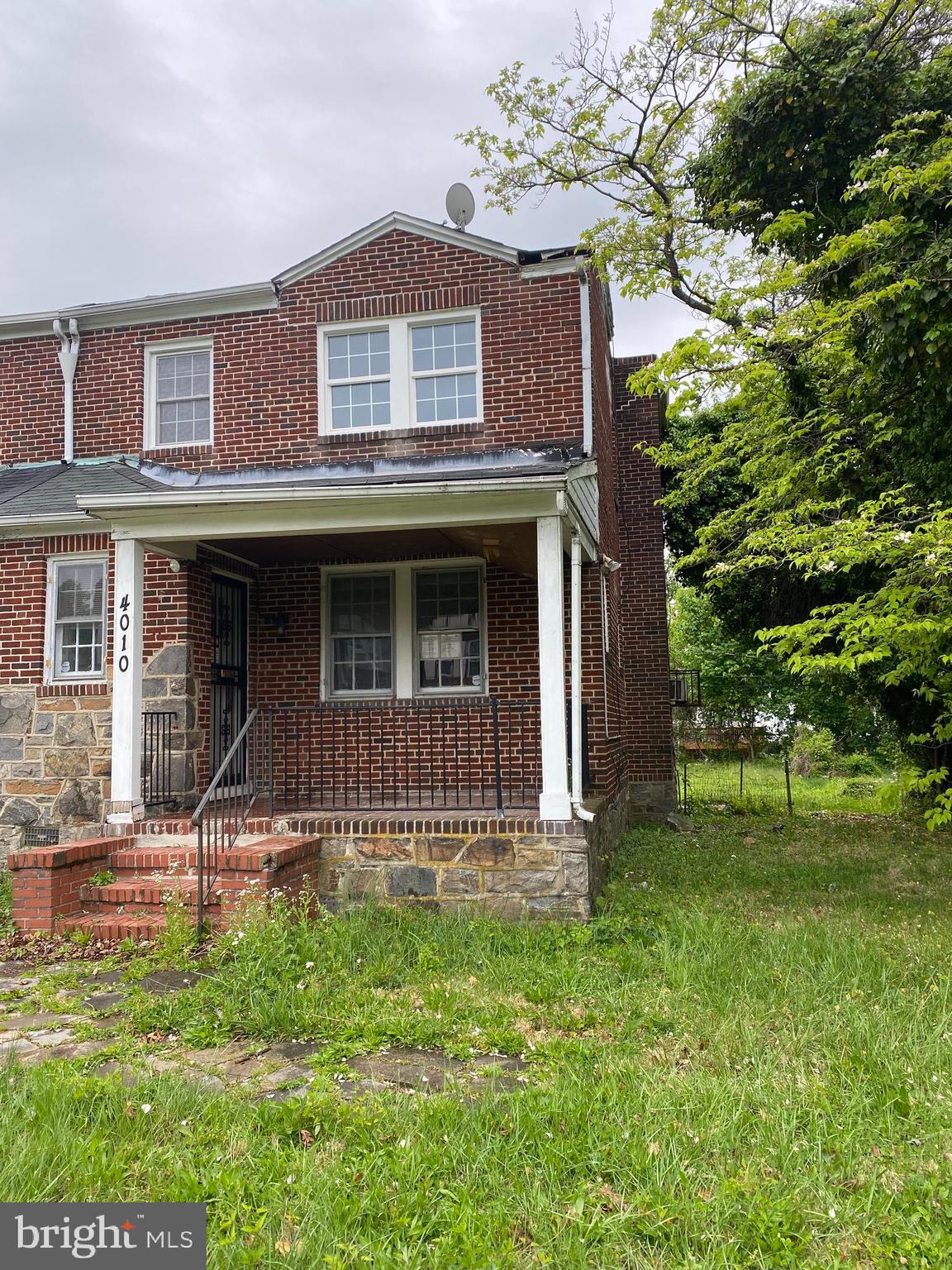 Multiple offers received, seller requests highest & best due by Friday 5/22 at 5:00. How about a semi detached, brick and stone home, situated among classic Old Baltimore style detached homes? That’s right! this neighborhood is well established, well-known and basically peppered with big old Baltimore homes that are revered throughout the town, but right here at 4010 Eldorado Avenue you can enjoy this all brick, porch front semidetached. Step inside and you’ll see that it’s decked out like one of its lovely neighbors with a formal dining room, archways, a butler’s pantry, a butler’s kitchen, built in china cabinets, a stone fireplace in the basement and beautiful hardwood woods throughout. The price suggests that it needs a facelift, but what you are starting with here is that old world construction that you just don’t see anymore. The foundation is even made of fieldstone. You really need to come and check this out and see what you can make of it  Buyer to determine if ground rent exists, seller will not redeem. Buyer to determine lot size.