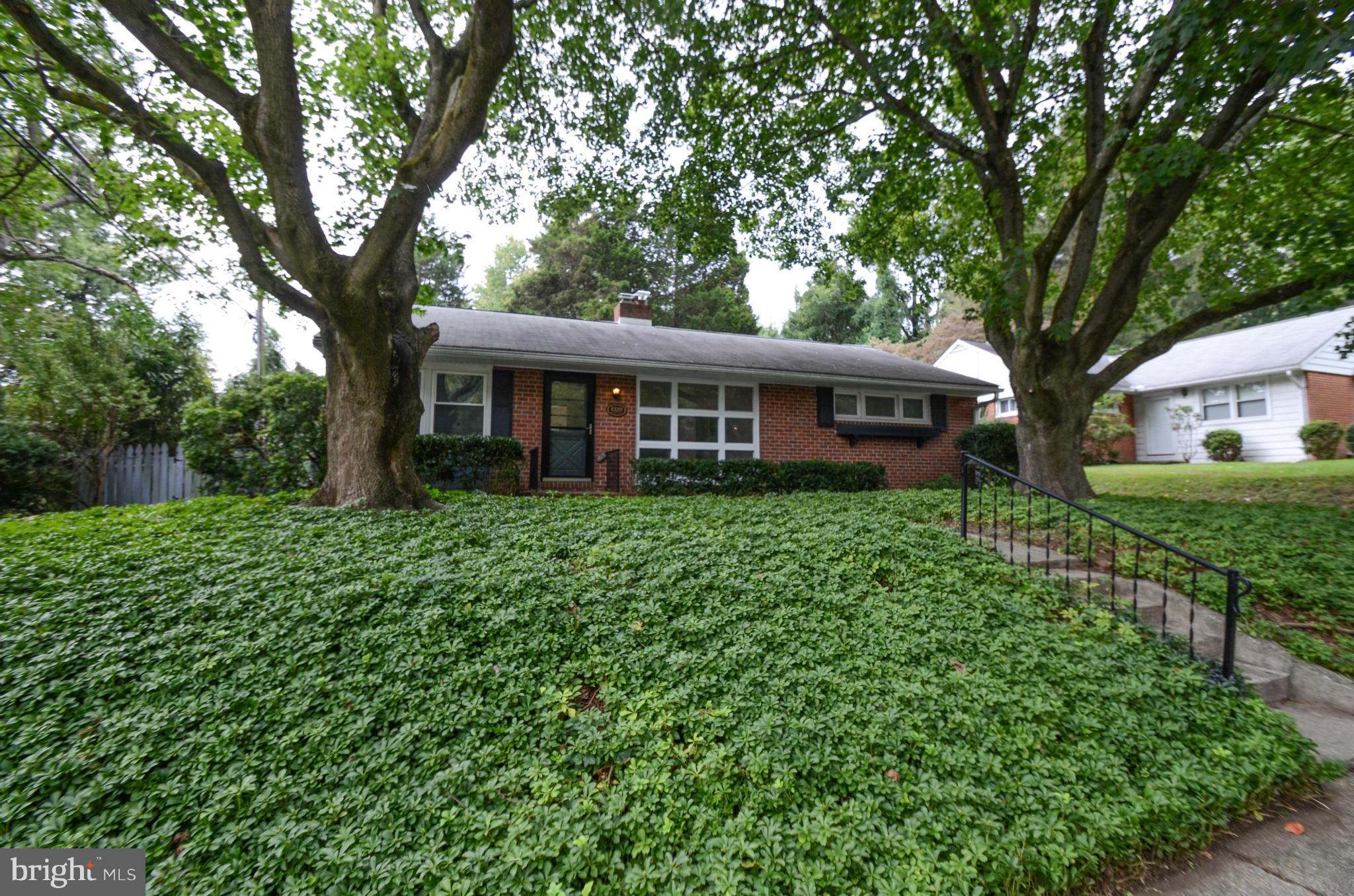Nice one level living in low traffic neighborhood. Large deck and terraced yard great for entertainment & privacy. Livingroom fireplace, CAC,hardwood floors, open kitchen/dining area. very convenient to shopping, schools and Towson area. Must use Listing Broker's application, $35 per applicant.