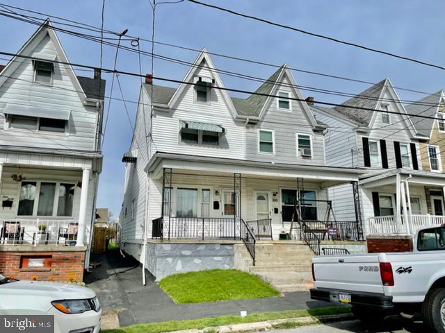 Not far from many Frackville businesses. 3 private bedrooms with closets. Attic for additional storage.  Off street parking. Rear yard. Full basement. Spacious living room designed for possibilities. Kitchen space designed for cooking and dining. Newer flooring. Seller is selling in "as is" condition.