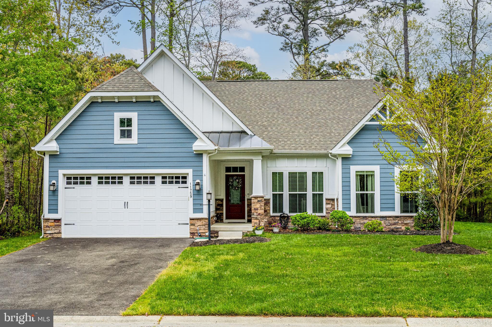 Welcome to the sought-after Glen Riddle community in Berlin, MD where coastal lifestyle meets modern comfort. Built in 2020, this beautifully maintained home offers 3 spacious bedrooms, a dedicated office that can easily serve as a 4th bedroom, and 3 full bathrooms. Designed with both everyday living and entertaining in mind, the open-concept great room flows seamlessly into the gourmet kitchen and bright morning room. The kitchen features a large island and high-end finishes throughout, creating a stylish and functional centerpiece of the home. Just beyond, enjoy year round relaxation in the climate controlled sunroom.  Just outside you will find a brand-new Trex deck (2026), perfect for hosting or unwinding while overlooking the backyard playground and scenic views of the War Admiral Golf Course’s 5th hole. Additional highlights include a two-car garage and thoughtfully designed living spaces throughout.
Living in Glen Riddle means access to exceptional amenities, including a resort style pool, marina with boat slips and ramp for easy access to Assawoman Bay, a fully equipped gym, and a vibrant community center. Enjoy a quick ride to the clubhouse and Ruth’s Chris Steakhouse, or explore nearby West Ocean City, Ocean City beaches, and Assateague Island all just minutes away. This is coastal living at its finest don’t miss your opportunity to call it home.