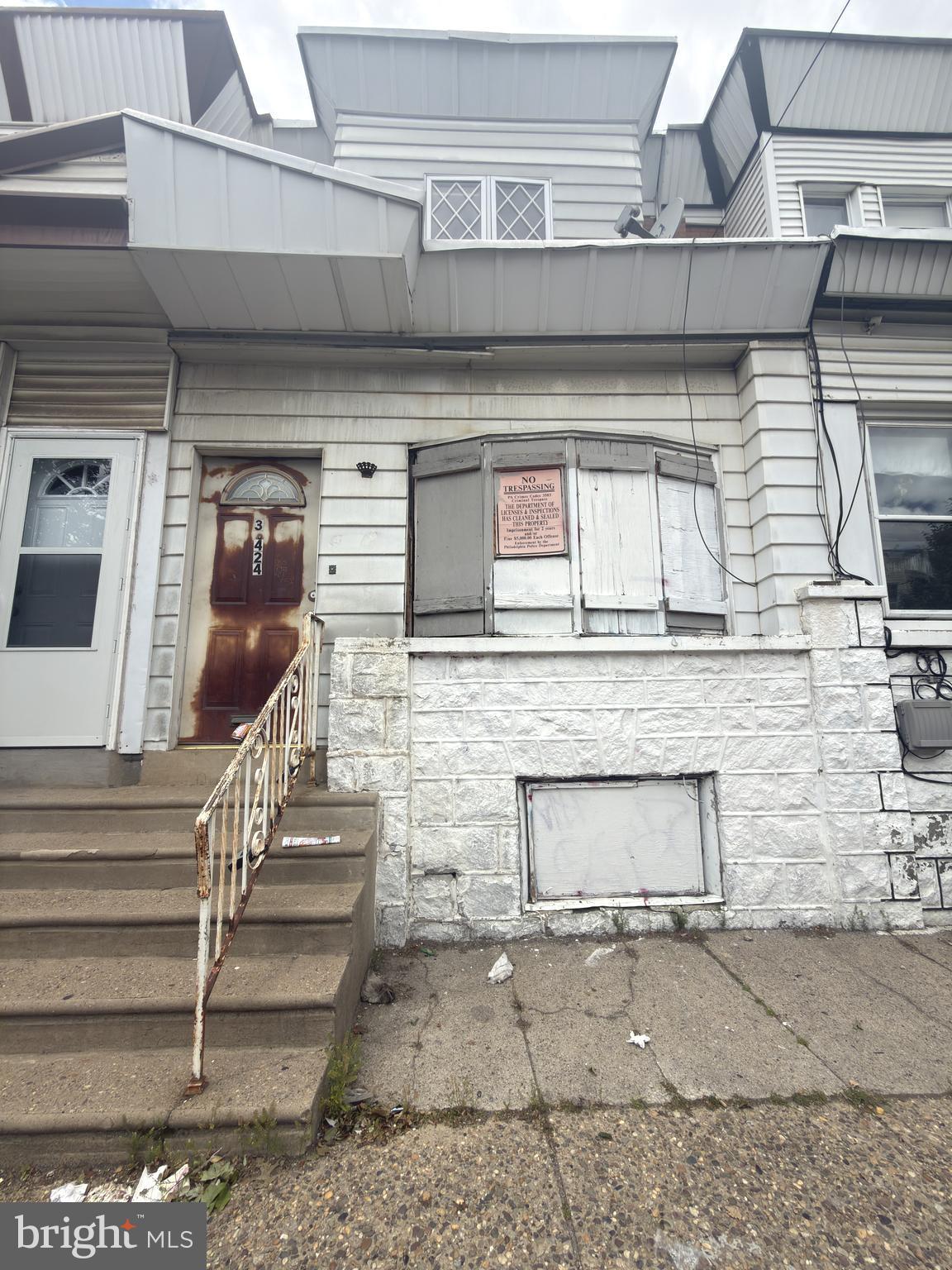 Investor opportunity in the Harrowgate section of Philadelphia. This 3-bedroom rowhome offers approximately 1,080 sq ft of living space and presents strong potential for renovation, rental income, or resale. Property features a traditional layout, masonry construction, and a full basement. Conveniently located near major roadways, public transportation, shopping, and local amenities. Property is being sold in as-is condition. Buyer responsible for any remaining inspections, certifications, or resale requirements, if applicable. Schedule your showing today and explore the possibilities this property has to offer.