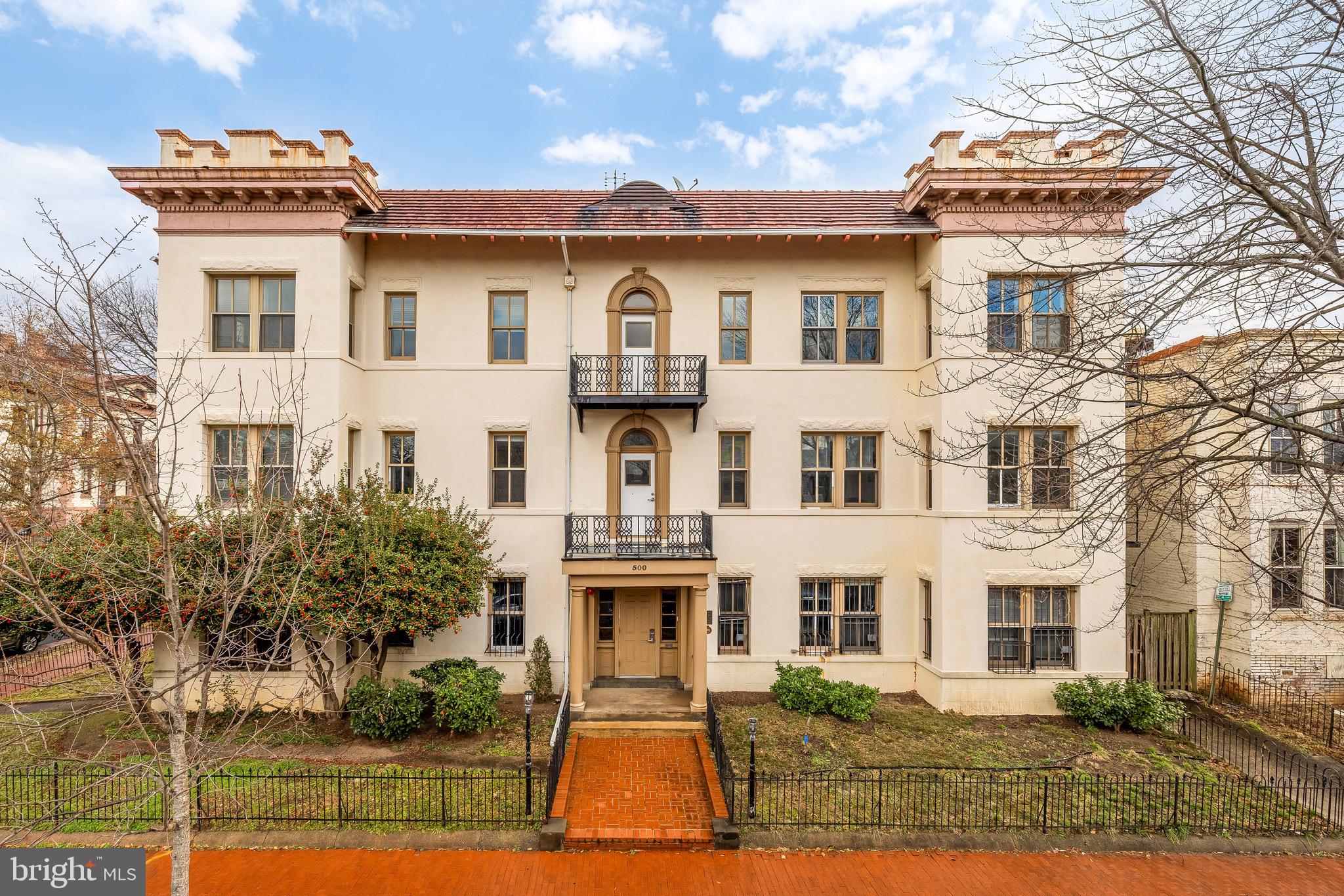 A rare opportunity to own a remarkable piece of Washington history. Built in 1848 as a grand private residence, the property was designed by an Italian architect for a U.S. Navy Admiral stationed at the neighboring Naval Hospital. Offered vacant and move-in ready, the building presents exceptional flexibility for investors or developers pursuing a buy-and-hold strategy or condominium conversion, while also offering the rare chance to restore the property to its original and magnificent single-family primary residence.

Updated and move-in ready.  Spanning three levels, the property currently comprises six residential units, including one one-bedroom/one-bath residence, three two-bedroom/one-bath residences, and two two-bedroom/two-bath residences.  The property is completely vacant.

Ideally positioned just one block from Barracks Row and two blocks from Eastern Market Metro, the location offers walkable access to Eastern Market, Capitol Hill offices, the Library of Congress, and Pennsylvania Avenue, with downtown and Reagan National Airport only minutes away.