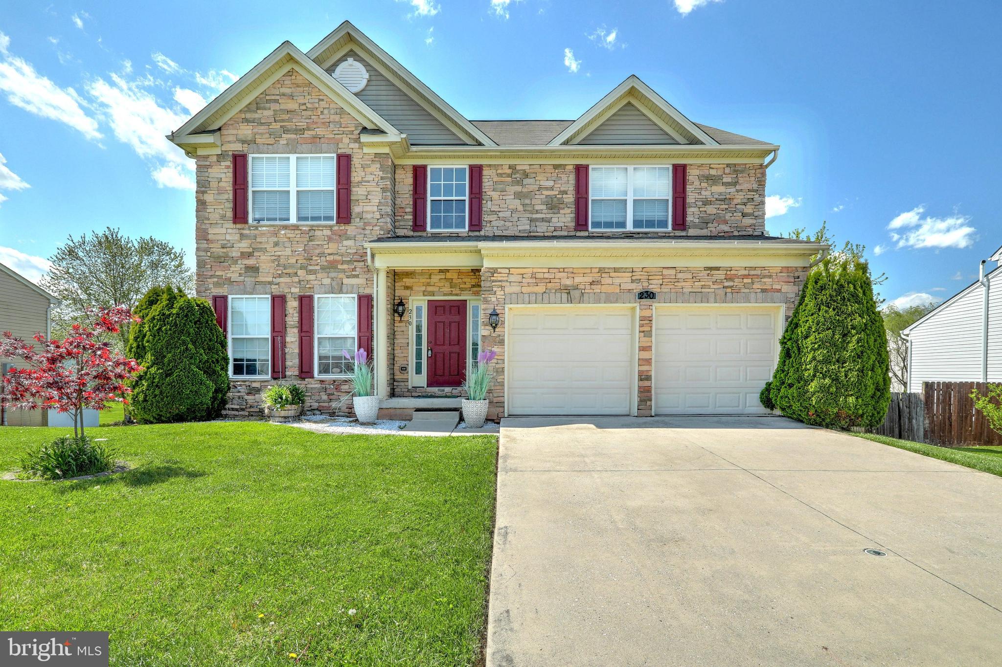 Spacious and inviting... this one will not disappoint. Freshly painted in neutral shades, the home features two indoor balconies, a traditional floorplan with formal living and dining rooms as well as open concept kitchen and family rooms. Beautiful, two story fireplace in family room. Granite countertops, pantry, gas stovetop in island and double wall ovens will appeal to the cooks and bakers. Fully finished walkout basement has large rec room, full bath and extra room that could be used for office, study or additional sleeping area, with plenty of space left for storage. Deck off of main level and patio access from lower level open to great yard with lots of room for outdoor fun. Wonderful location with convenient access to Rt 83.