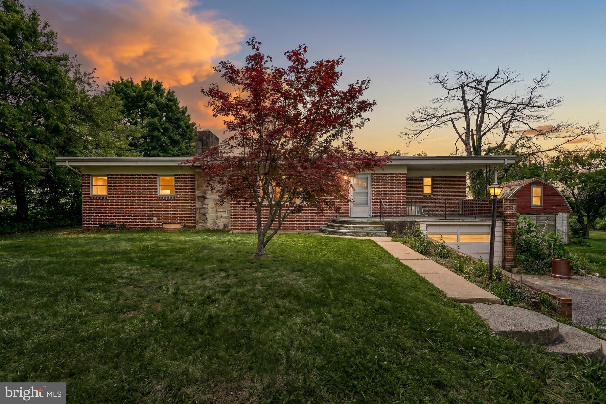Opportunity awaits with this solid brick rancher! Situated on a beautiful 1+ acre lot, this fixer upper has so much to offer to its future owners. This property offers a 3 bedroom and 2 bath layout but requires significant renovation and completion. Additional features include an attached garage,  a gorgeous brick fireplace, a full basement, and so much more. An ideal opportunity for investors, contractors, or buyers looking to restore and customize a home with strong potential in a peaceful country setting. Come take a look and see the potential! Agents, please be sure to review Agent Notes regarding conventional financing.