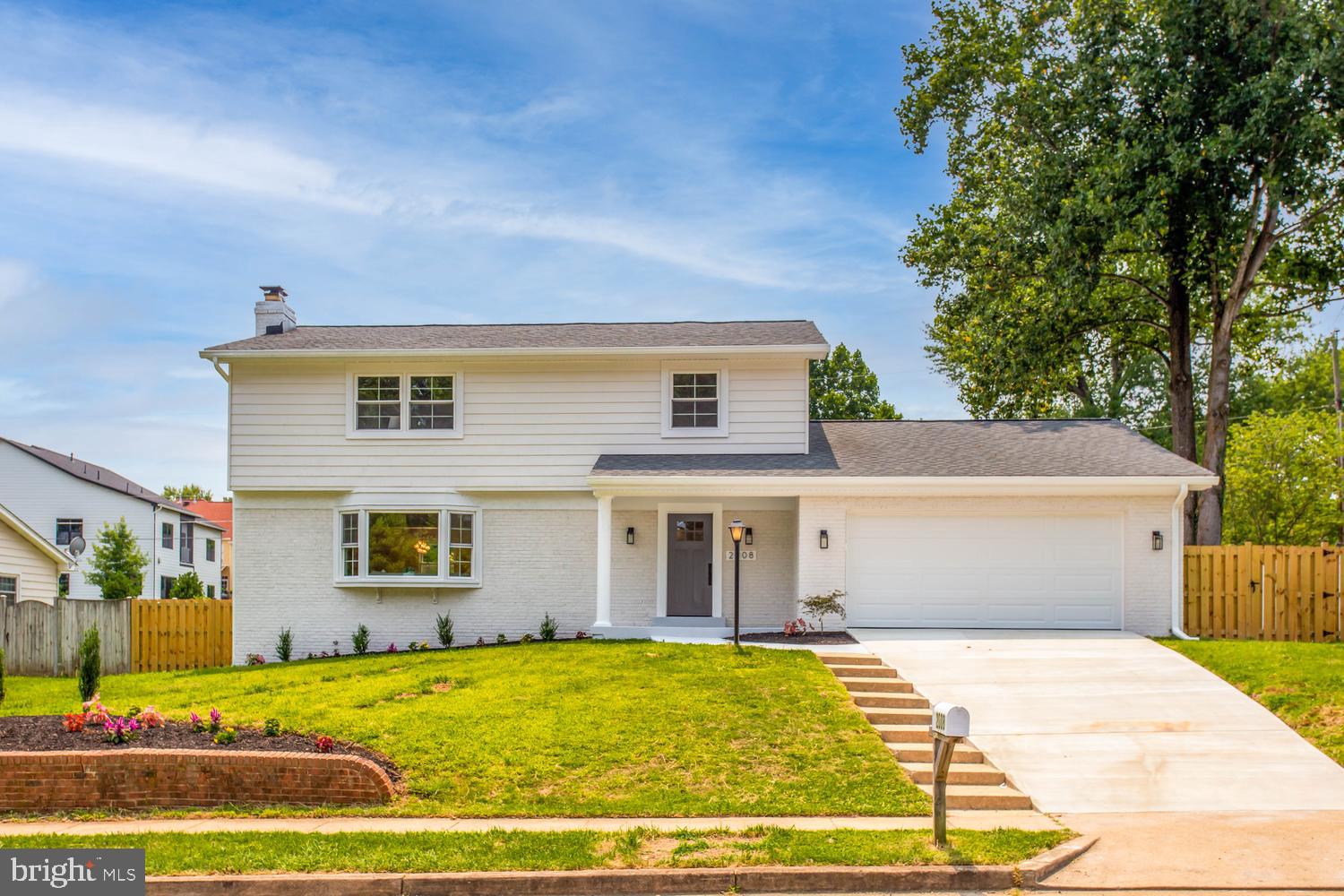 Completely Renovated Five-Bedroom Home in Falls Church's Idylwood Neighborhood

Welcome to 2008 Friendship Ln, a single-family residence that has undergone a true top-to-bottom transformation in 2026. Every element of this home has been thoughtfully reimagined, from the studs out, resulting in a level of craftsmanship and finish rarely found on the market. Five bedrooms and three full bathrooms are arranged around a sophisticated open floor plan, offering both an elevated everyday living experience and effortless entertaining.

The gourmet kitchen anchors the main level's 2 family rooms and formal dining area, showcasing an oversized center island, designer-grade appliances, and Taj Mahal quartz countertops, a striking natural stone finish prized for its depth and durability. Hardwood flooring extends throughout the main and upper floor, lending a refined, cohesive aesthetic to every room. A  dedicated mud room and laundry room off the main level, complete with rear access, offers thoughtful, functional design, while the fully finished garage adds further versatility to the main floor.

Beyond the design-forward finishes, the renovation extends to every essential system: updated electrical and plumbing throughout, new windows and doors, and a dual-zone heating and cooling system for precise comfort on every level. The walk-out basement offers valuable, light-filled additional living space with a wet bar, well suited as a recreation room, home gym, or guest suite with its own 2nd primary suite. Outside, a big, flat, and fully fenced backyard provides an exceptional setting for outdoor entertaining or simply enjoying the privacy of a beautifully finished outdoor retreat.

Tucked into the Idylwood neighborhood, the home is just minutes from Idylwood Park, which offers a playground, basketball and tennis courts, and sports fields, plus direct access to the W&OD Trail for walking, running, or biking. For everyday errands and dining, Idylwood Plaza is close by with a Whole Foods, Starbucks, and a mix of local restaurants.

Commuters have plenty of options: West Falls Church Metro station on the Orange Line is about a mile away, putting Washington, D.C. roughly 20 minutes out by rail, while Tysons Corner and its Silver Line station are just a short drive away. Route 7 and I-66 provide easy access for driving throughout the region, and D.C. itself is only about 12 miles from the front door. The home also falls within the highly rated 22043 school zone, home to some of the top-scoring public schools in Virginia.

This is a rare opportunity to own a fully reimagined residence in one of Falls Church's most sought-after and well-connected neighborhoods.