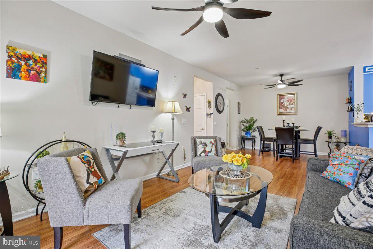 NEW PRICE! Step into contemporary living with this move in ready 2 bedroom, 1 bath condo featuring beautifully updated kitchen, bath and new floors. An in-unit washer and dryer add everyday ease, while a private balcony offers a quiet spot to unwind. Two reserved parking spaces right at your door complete the package.
Set within a secure, gated community, residents enjoy access to a clubhouse and fitness room. The location is exceptionally convenient, minutes to shopping, dining, and the Blue Line Metro. With the Capital Beltway just one mile away and an easy commute to Capitol Hill and downtown DC, this home blends style with unbeatable accessibility.