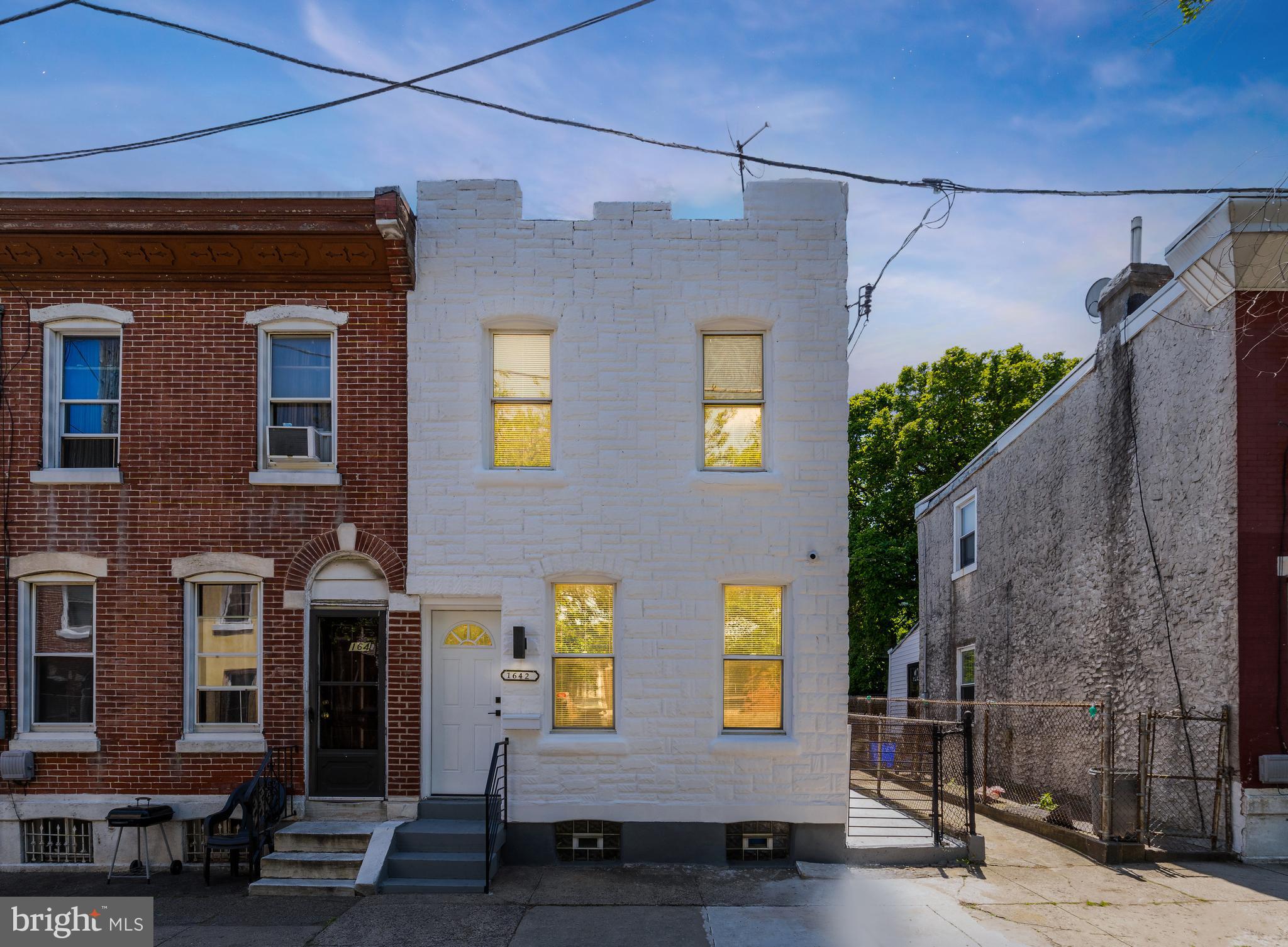 Welcome to your new home! This spacious and beautifully remodeled row home is situated on a serene, well-maintained block in the up-and-coming Nicetown/Hunington Park area of our vibrant city. Step inside and discover a world of modern elegance. As you enter the main level, you'll be greeted by brand new wood plank flooring that spans the entire space. The open floor plan seamlessly leads you into a thoughtfully renovated kitchen, complete with gleaming granite countertops, a stylish herringbone backsplash tile, and a suite of brand new stainless steel appliances. Whether you're a culinary enthusiast or simply enjoy cooking, this kitchen is a dream come true. Plus, just off the kitchen, you'll find a generously sized rear patio, an ideal spot for al fresco dining, grilling, or entertaining guests.
Venture upstairs to explore the exquisitely designed main floor bathroom and two spacious bedrooms, each offering comfort and tranquility. This home truly offers all the elements of luxury living, including a brand new central air system to keep you comfortable year-round. Not to mention, a complete electrical and plumbing system overhaul has been completed, ensuring peace of mind and hassle-free living. For added security, a comprehensive security system with camera footage is also in place. Convenience is at your doorstep, with easy access to major thoroughfares such as the Roosevelt Boulevard and I-76 expressway. You'll also appreciate the short walk to the Broad Street Line and public transportation, making your daily commute a breeze. Don't miss the chance to experience this stunning home in person. Schedule your showing today and make this exceptional property your new home sweet home!  Property currently vacant, although can be offered to an investor tenant occupied at $1350. 9% Cap Rate with high demand in neighborhood for rental property.