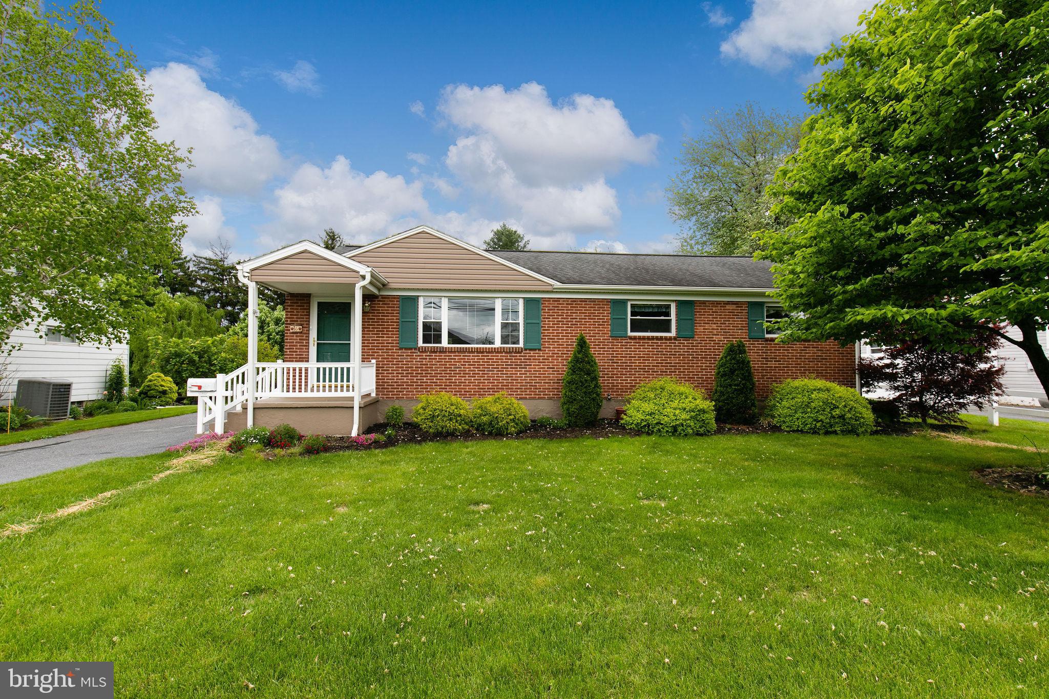 A charming brick rancher in Lower Allen Twp in West Shore schools. This home is much larger than it appears. Beautiful open layout with hardwood floors in Family room and all the bedrooms.  Full basement provides plenty of storage space and can be finished for a future recreation room.  Nicely landscaped, level yard with easy maintenance.  Excellent location for major highway access & convenient to shopping and restaurants. Absolutely must see this gorgeous, spacious home!  All appliances stay with the house.