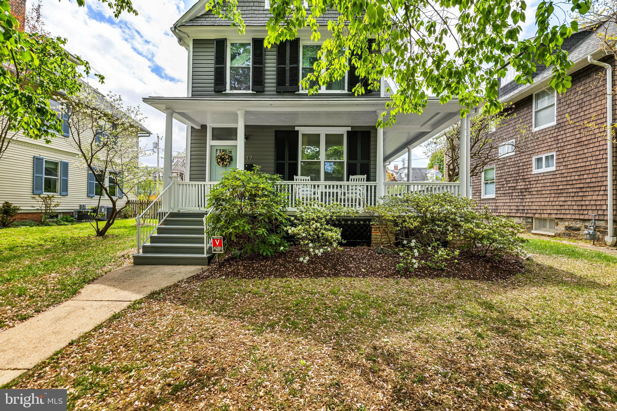 Welcome to 717 Saint Johns Rd, a charming home nestled along the tree-lined streets of Roland Park, where classic Baltimore character meets thoughtful modern updates. A welcoming covered porch leads into sun-filled living spaces featuring hardwood floors, generous room sizes, and a warm, timeless aesthetic. The main level offers an inviting flow with a spacious living room and a bright kitchen with quartz countertops, stainless steel appliances, ample cabinetry, and backyard views, along with a dining area perfect for everyday meals or gatherings. A convenient powder room completes the main level.

Upstairs, the second floor features the primary suite with an en suite bath, along with two additional bedrooms and a second full hall bath, creating comfortable and well-lit private spaces. The third level adds a fourth bedroom and an additional full bath, ideal for guests, a home office, or flexible use. The unfinished lower level provides abundant storage and room for hobbies.

Fully renovated top to bottom in 2020, the home showcases updated kitchen and baths, a new roof, and refreshed systems throughout, offering peace of mind and modern comfort. Outside, the expansive backyard offers room to garden, play, or entertain—and the property’s private 2‑car parking pad plus additional off‑street parking adds rare convenience in this sought-after neighborhood.

All of this is set in one of Baltimore’s most beloved communities, known for its walkable streets, nearby schools, local shops, and easy access to dining and commuter routes.