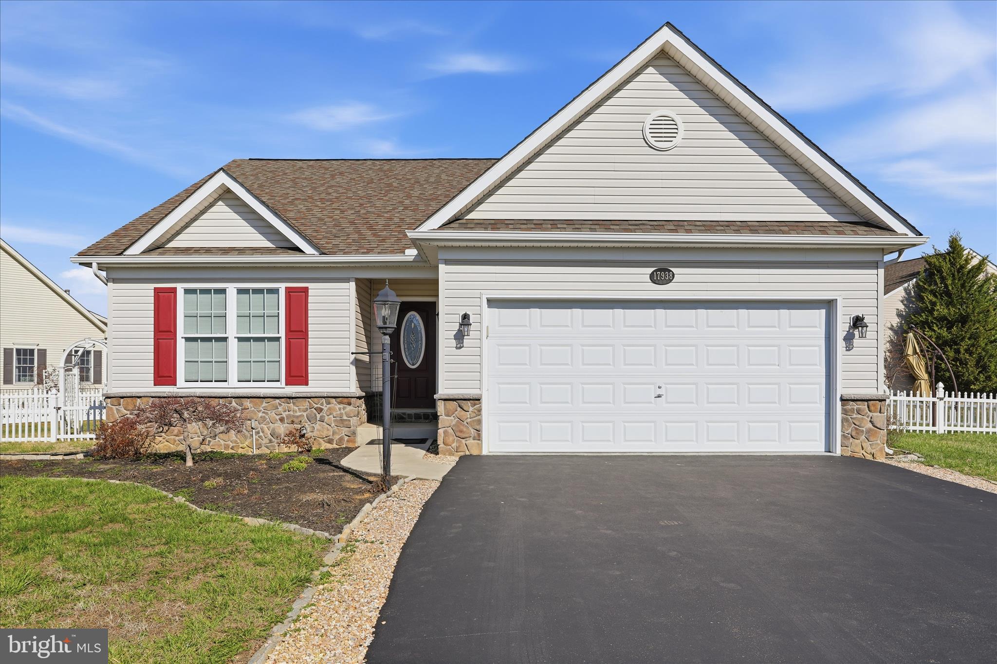 Do not miss out on this rare find in Freedom Hills...a beautiful detached, 2 bedroom, 2 bath home. This beauty has fresh paint and new luxury vinyl plank flooring. The kitchen is fully equipped with modern, stainless appliances, a pantry, and bar seating for up to 3 people. There is a dining area with table space as well as a huge, bright breakfast/morning room with french doors to the patio. The open floor plan allows you to entertain guest from the kitchen, dining, or family room.  The primary suite is generously sized with an en-suite bath complete with a double vanity and walk in shower. The primary closet is enormous! Laundry is conveniently located on the main level and comes equipped with the washer and dryer and sink. Outside you can relax on your back porch, watch your pets playing in the fenced yard or unwind in the hot tub that conveys (strictly AS IS ). There is also a shed for garden tools and extra storage. Need more storage or the ability to expand? Check out the full basement. The basement is already insulated and has an egress window for future addition of a bedroom.  Rounding out the home is the spacious 2nd bedroom/ home office/craft room, at the front of the home, along with a full bath with tub/shower combo and an oversized 2 car garage with cabinets that convey. Don't wait-schedule your tour today!
